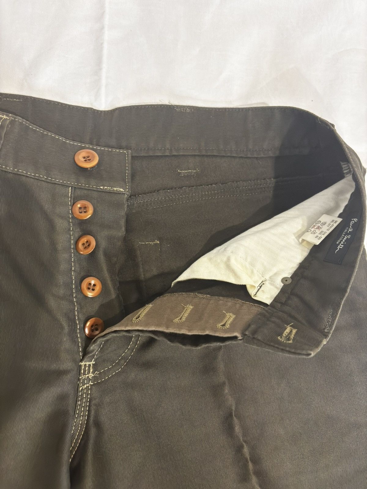 Paul Smith Khaki pants.op-618 Size US 32 / EU 48 - 7 Thumbnail