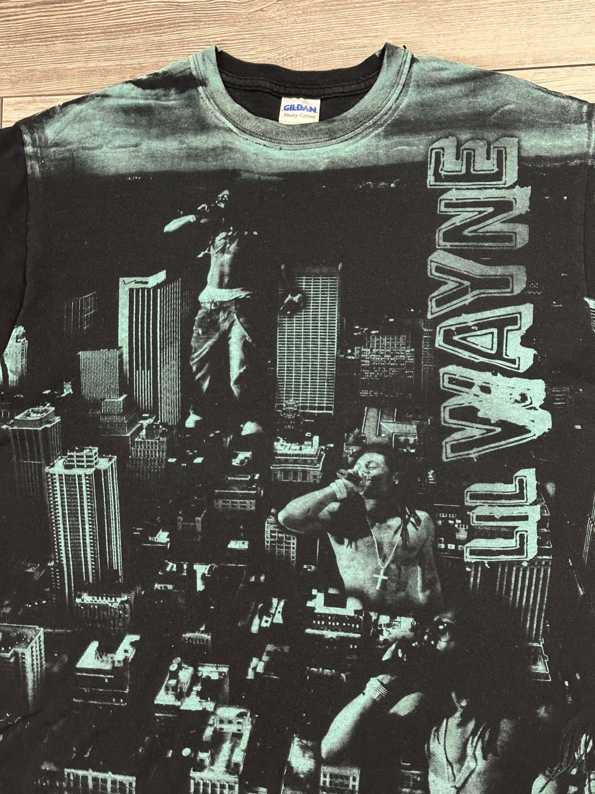 Rap Tees Y2K Lil Wayne All Over Print Rap T Shirt Size US M / EU 48-50 / 2 - 3 Thumbnail