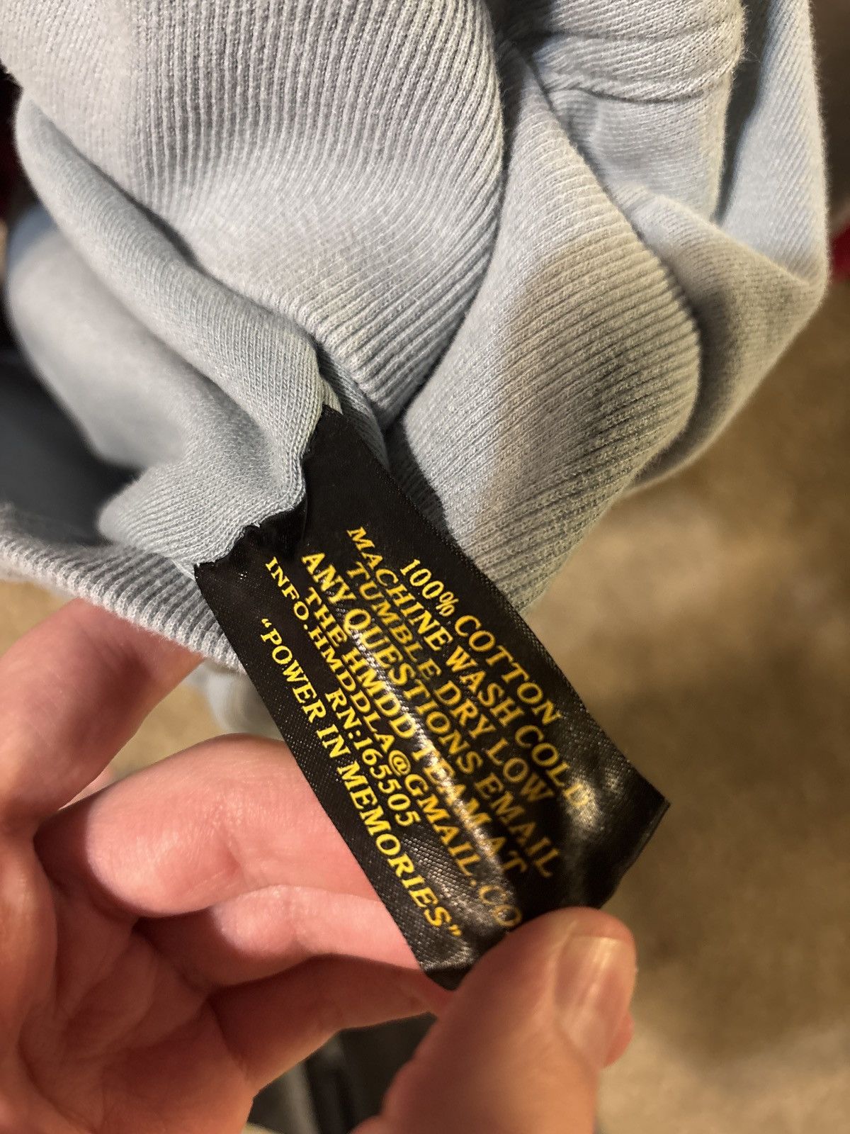 HMDD HMDD (Happy Memories Don’t Die) 2PLY Hoodie Sz M Size US M / EU 48-50 / 2 - 4 Thumbnail