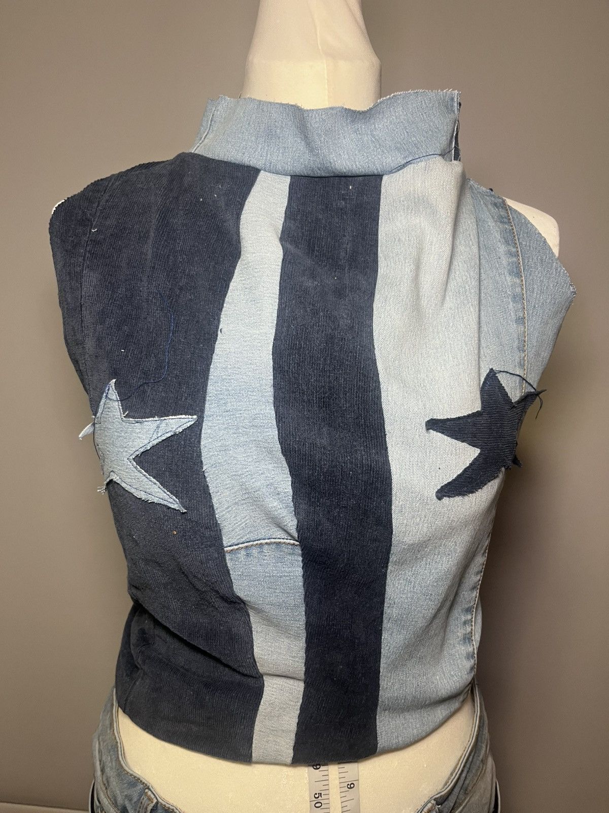 Other denim vest with matching mini skirt Size M / US 6-8 / IT 42-44 - 1 Thumbnail