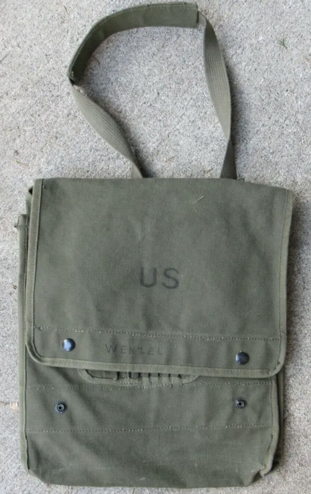 image of Avant Garde x Military 1970S Military Crossbody Bag in Army, Men's