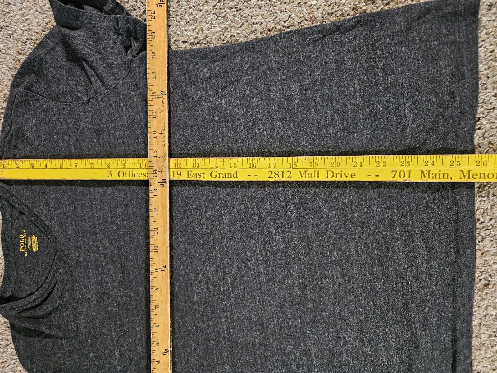 Polo Ralph Lauren Polo Ralph Lauren V-neck M Gray Shirt Size US M / EU 48-50 / 2 - 5 Thumbnail
