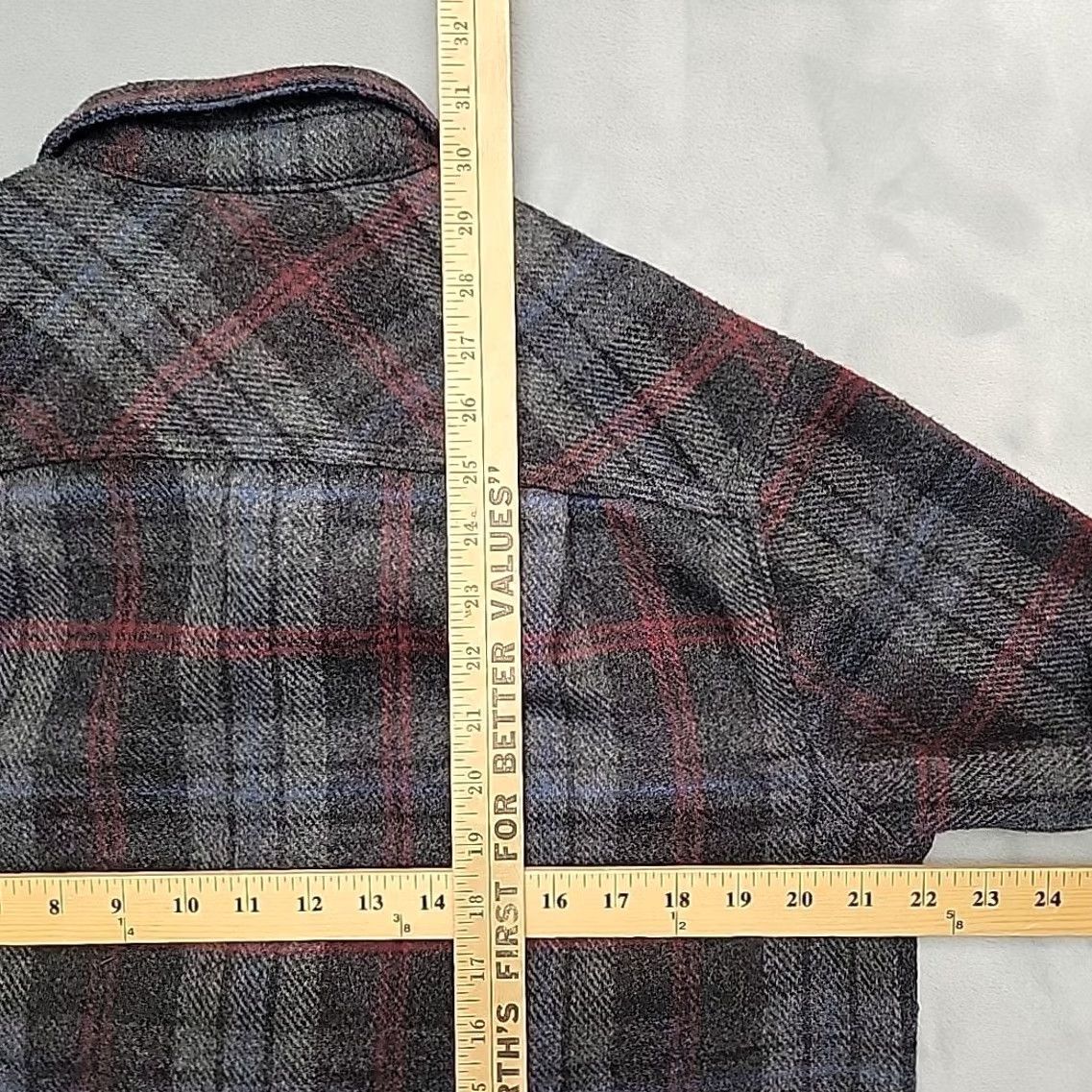 Vintage Chrome Industries Shirt Jacket Mens M Gray Plaid Wool Blend Classic Shacket Size US M / EU 48-50 / 2 - 7 Thumbnail