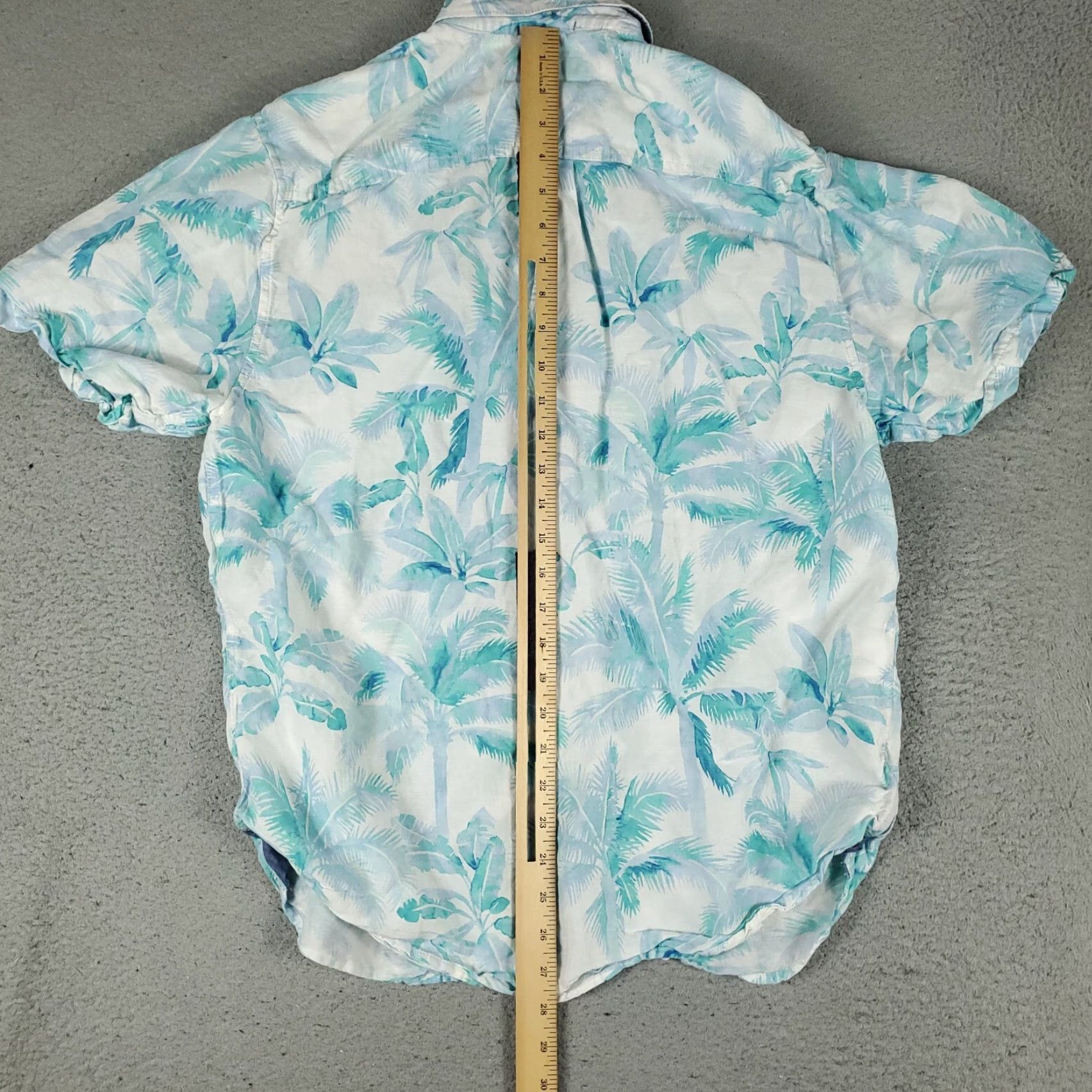 Tommy Bahama Tommy Bahama Shirt Mens Medium Blue Floral Linen Blend Hawaiian Short Sleeve* Size US M / EU 48-50 / 2 - 4 Thumbnail
