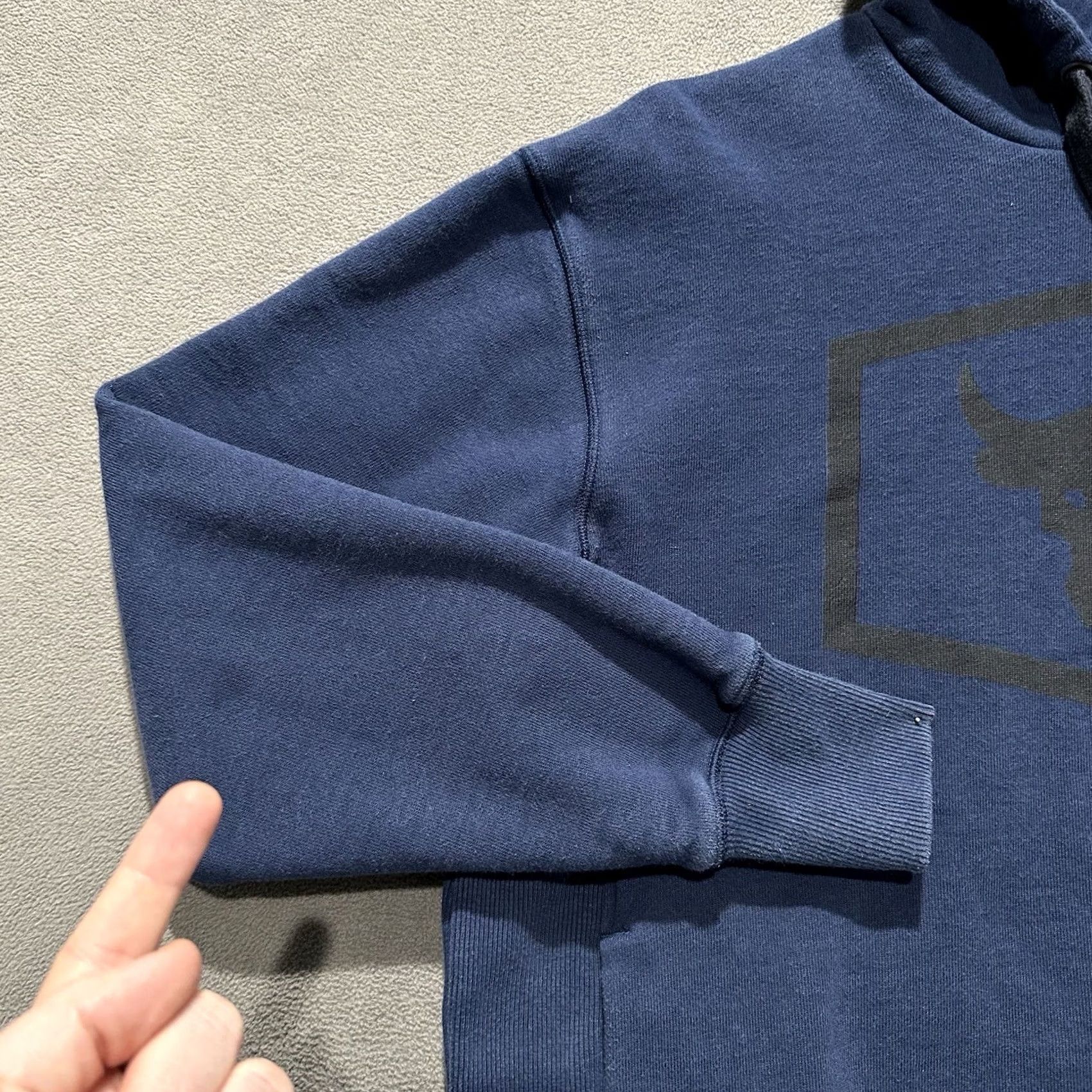 Under Armour Under Armour Project Rock Hoodie Sweatshirt Mens M Blue Logo Pullover Size US M / EU 48-50 / 2 - 7 Thumbnail