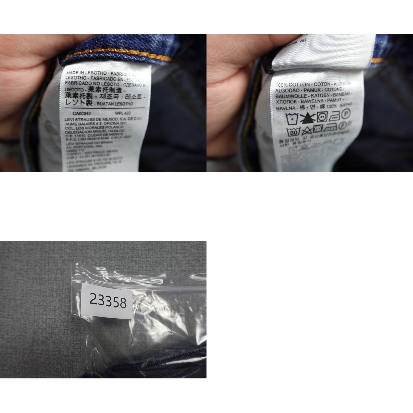 Levi's Levi's 505 Jeans Mens 36x30 Blue Regular Fit Dark Wash Rancher Western Cowboy Jeans Size US 36 / EU 52 - 9 Thumbnail
