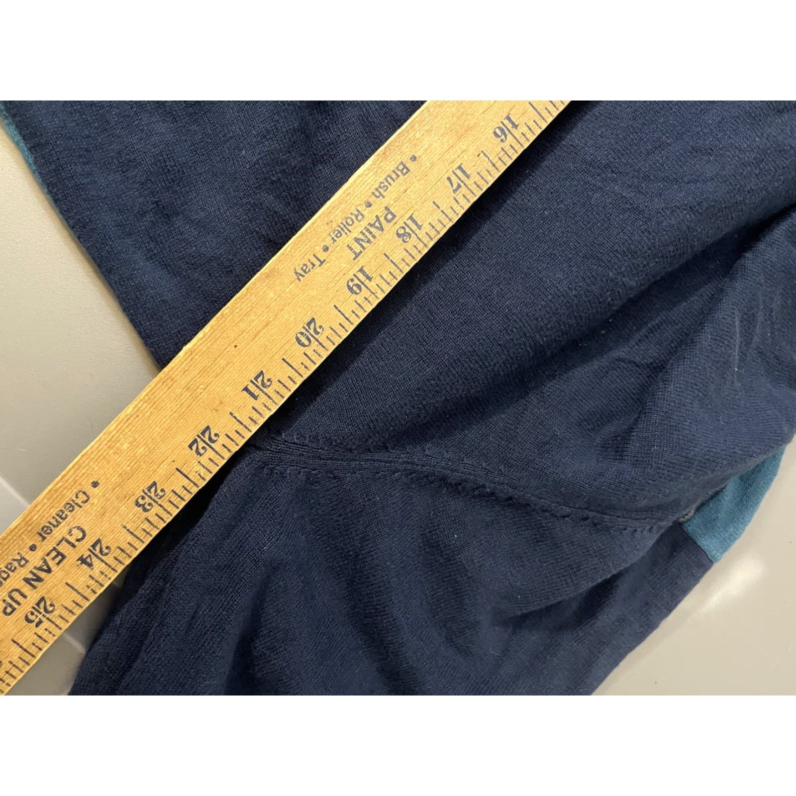 Perry Ellis VINTAGE Perry Ellis Sweater Pullover Men's XL Long Sleeve Blue V-Neck Knit Cotton Blend Modern Fashion Size US XL / EU 56 / 4 - 5 Thumbnail