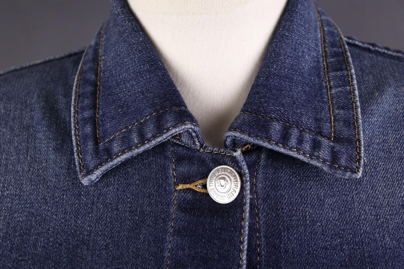 True Religion True Religion Row Seat Blue Denim Jacket Size S Size S / US 4 / IT 40 - 5 Thumbnail