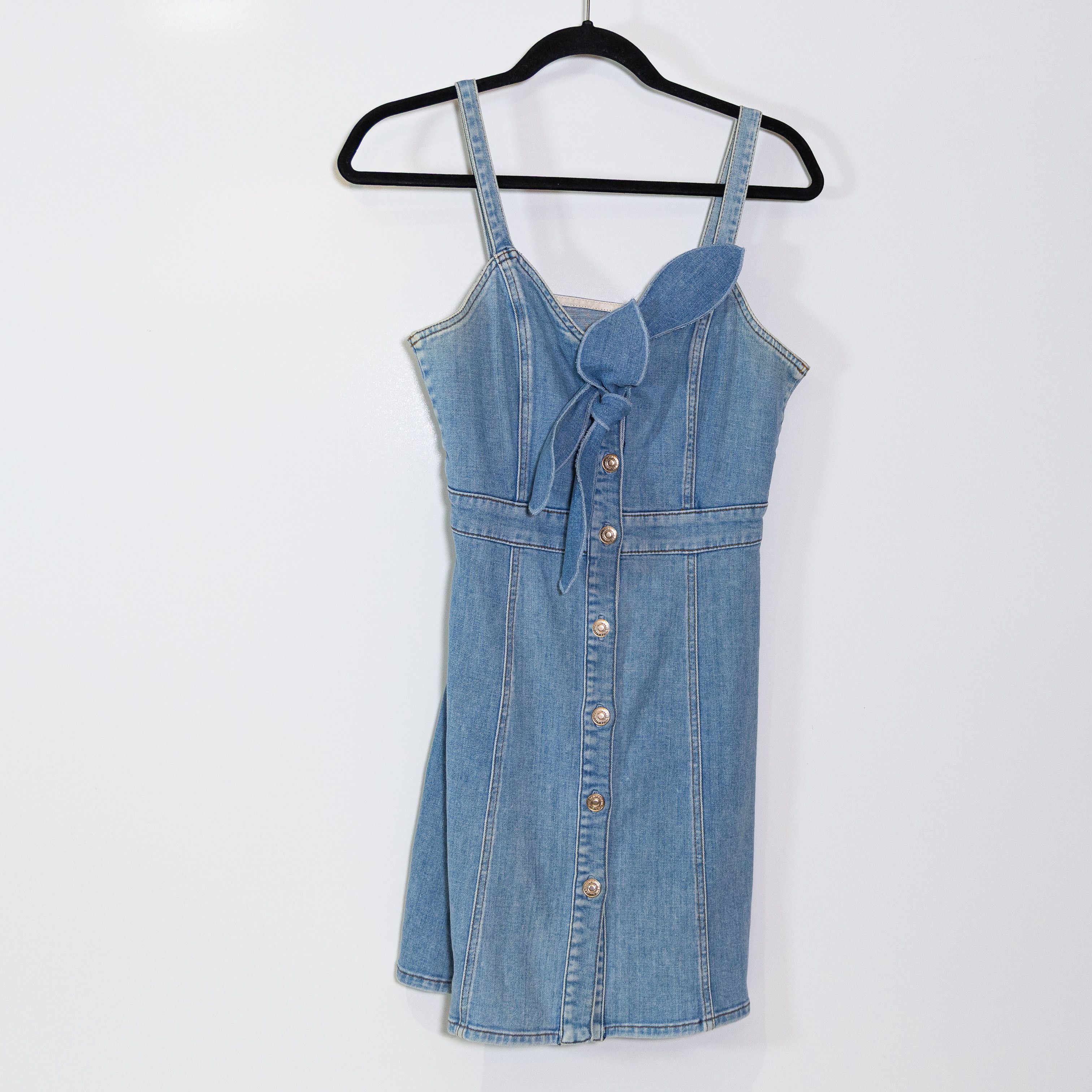 7 For All Mankind 7 For All Mankind Cotton Stretch Double Bow Size S / US 4 / IT 40 - 1 Thumbnail