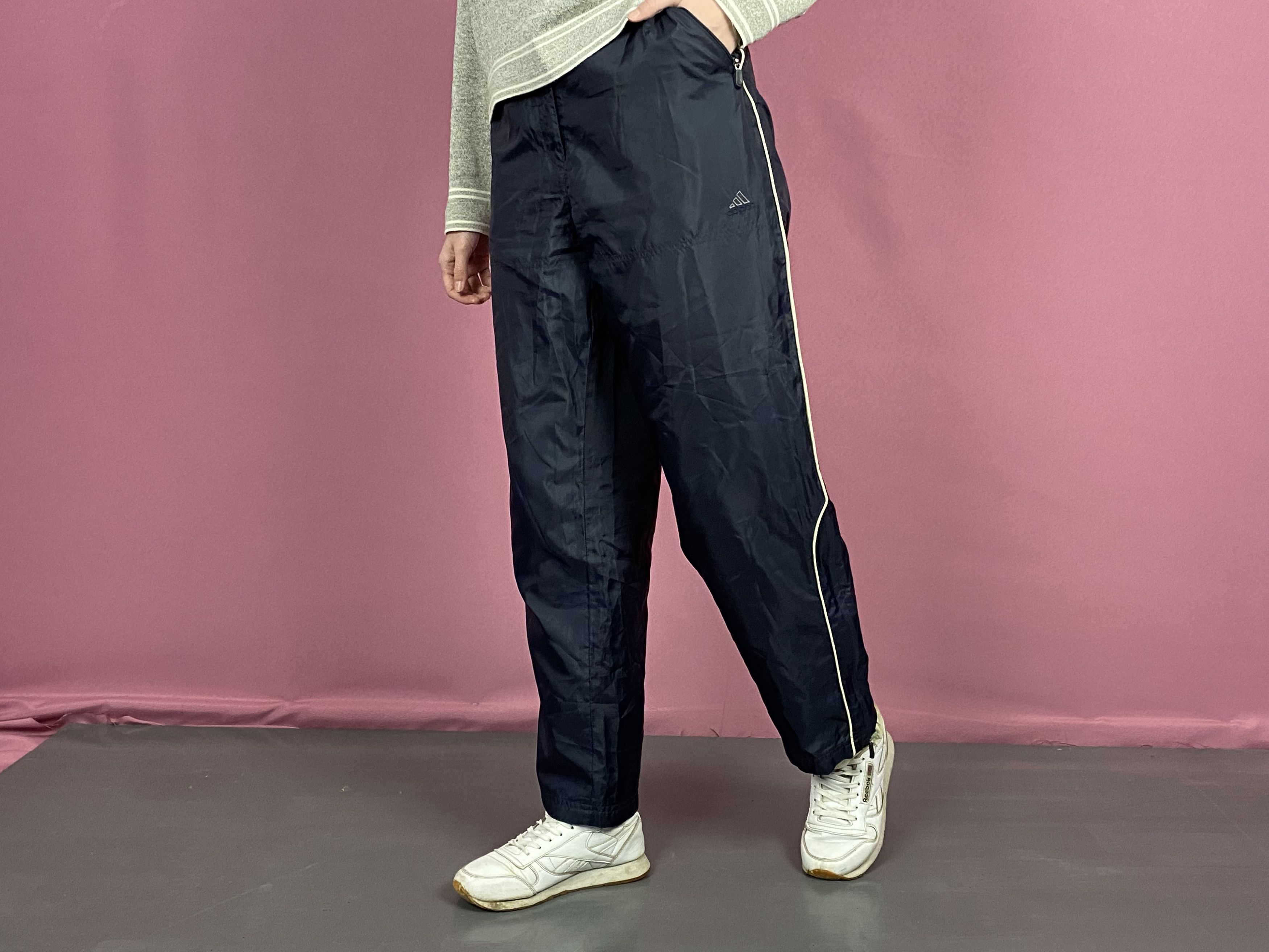 Adidas × Vintage Adidas Y2K Vintage Women's Straight Track Pants - L Size 32" / US 10 / IT 46 - 1 Thumbnail