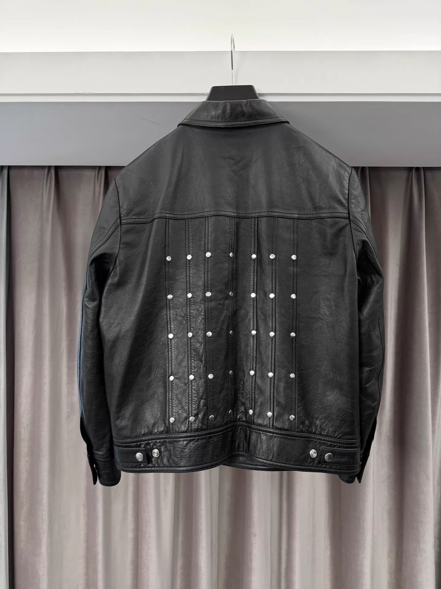 Celine Celine 20SS HS Studded Blouson Leather Jacket 52 Size US L / EU 52-54 / 3 - 2 Thumbnail