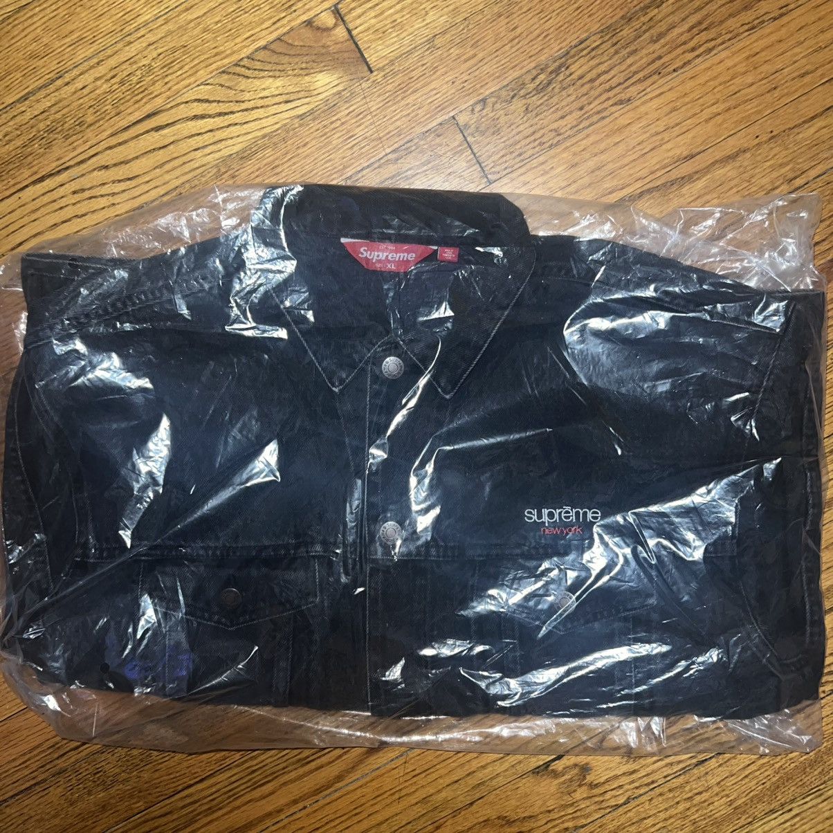 Supreme Supreme Denim Trucker Jacket SS25 Black Size: XL Size US XL / EU 56 / 4 - 2 Thumbnail
