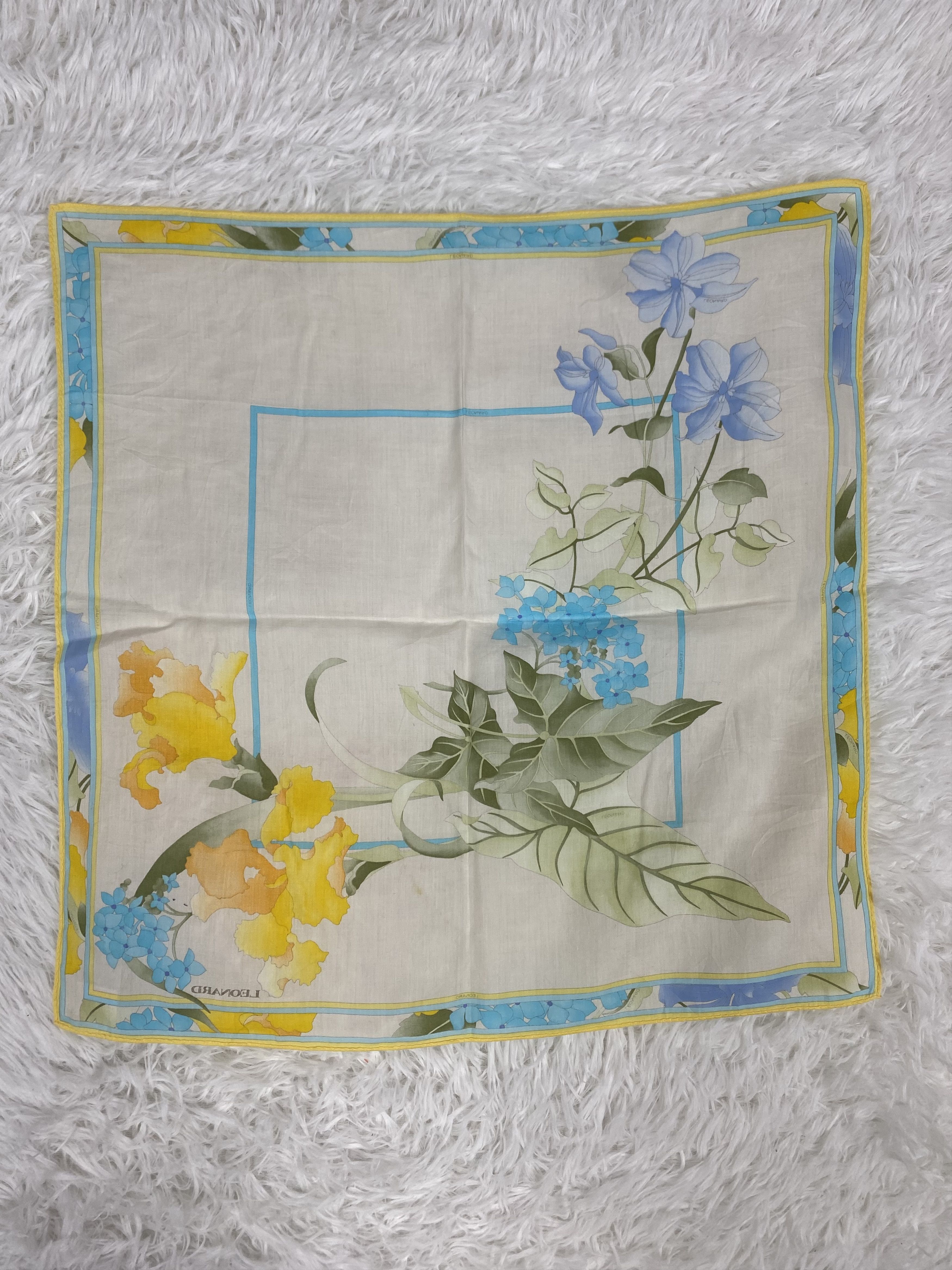 Leonard Paris × Vintage Vintage Leonard Handkerchief Neckerchief PH0928 Size ONE SIZE - 4 Thumbnail