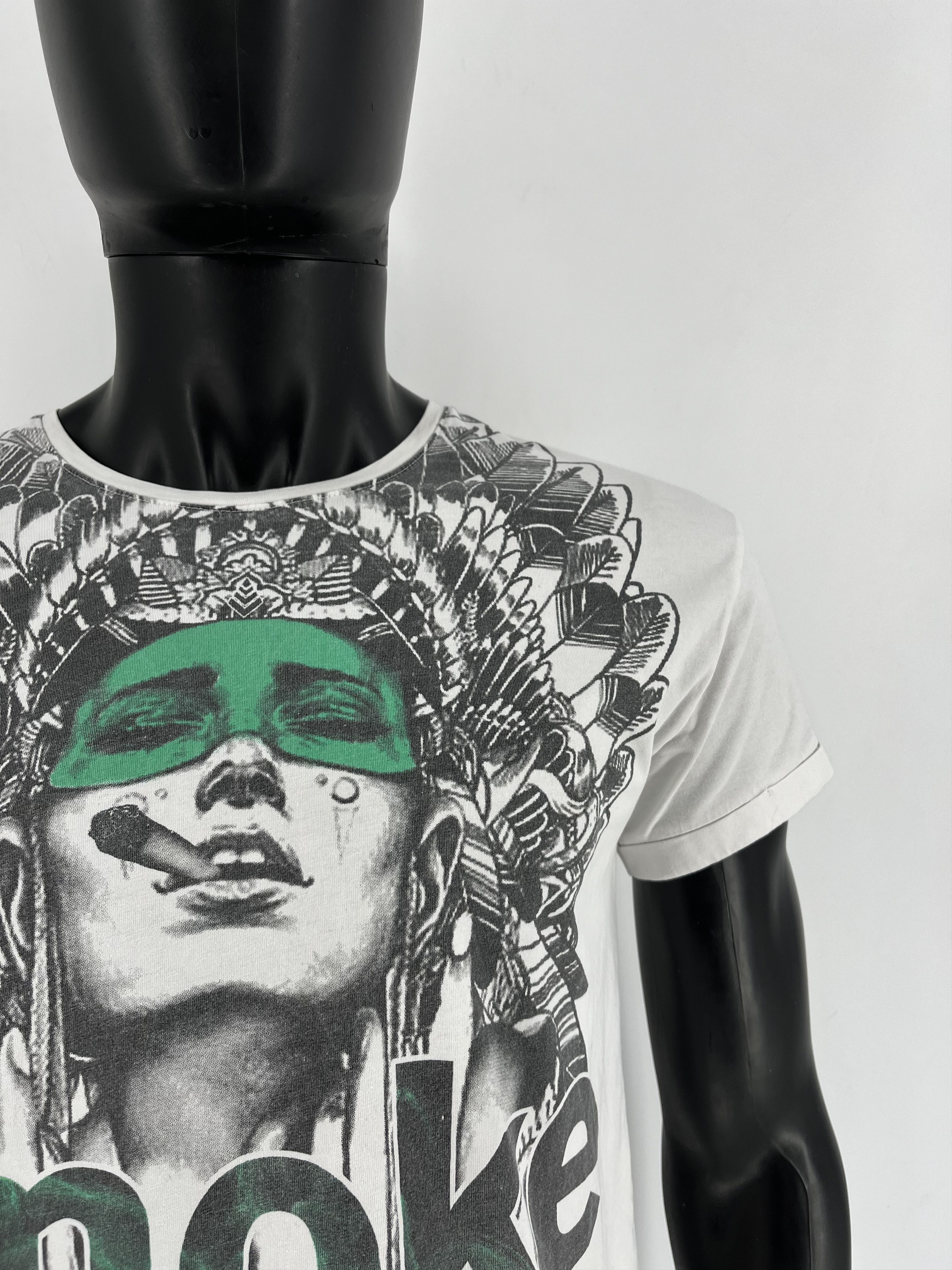 Band Tees × Vintage Vintage 90s Buds Smoke Weed Rasta Drugs Tee Dope Cannabis Size US M / EU 48-50 / 2 - 7 Thumbnail