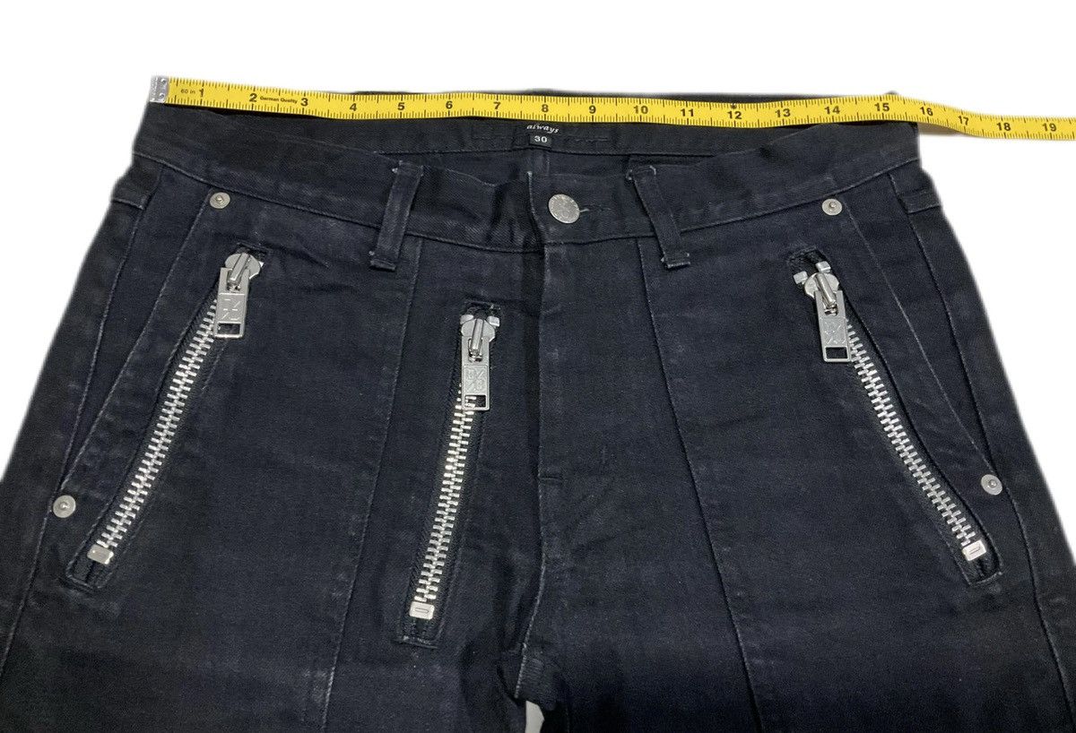 99%IS- 🔥Rare 99%IS Multi Zipper Denim Punk Size US 30 / EU 46 - 19 Thumbnail
