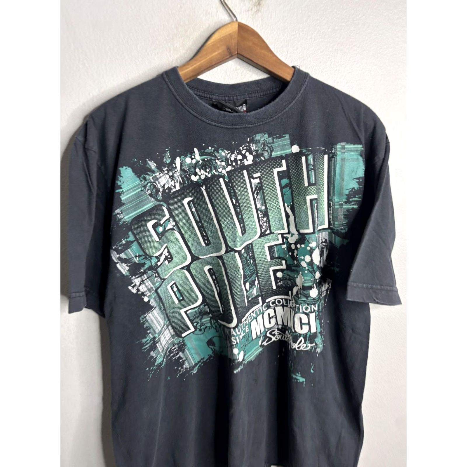 Southpole Southpole Shirt Mens L Black Graffiti Logo Graphic Tee Y2K Streetwear Size US L / EU 52-54 / 3 - 2 Thumbnail