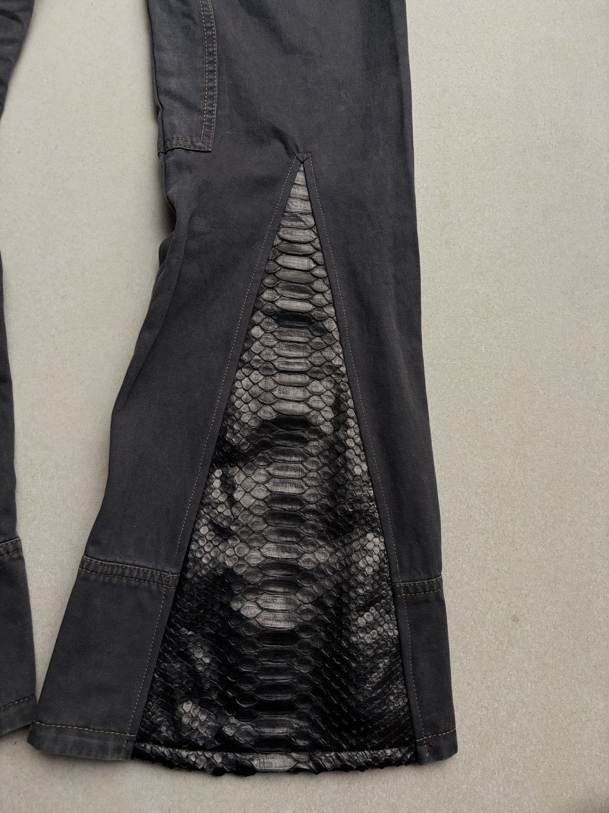 Tete Homme ЖИЗНЬ lace up flare cargo pants Size US 29 - 8 Thumbnail