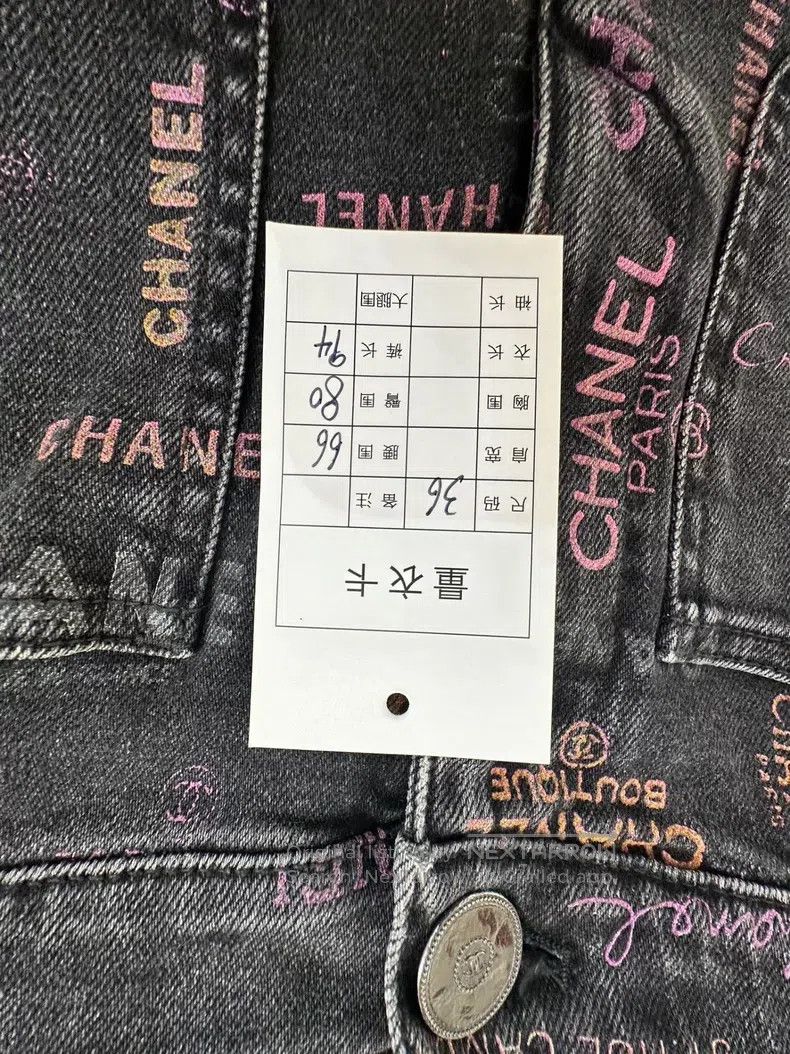 Chanel Chanel Denim graffiti trousers Size 24" / US 00 / IT 34 - 7 Thumbnail