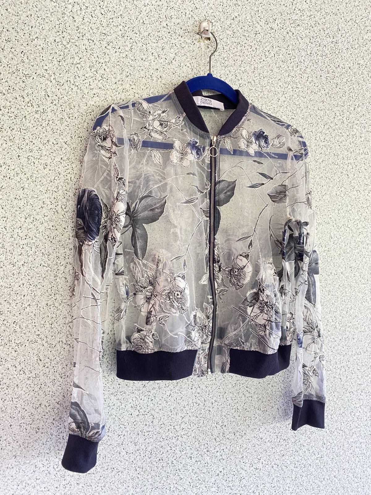 Zara Z1975 Zara Floral Mesh Bomber – Soft Grunge/Romantic Street Size S / US 4 / IT 40 - 3 Thumbnail