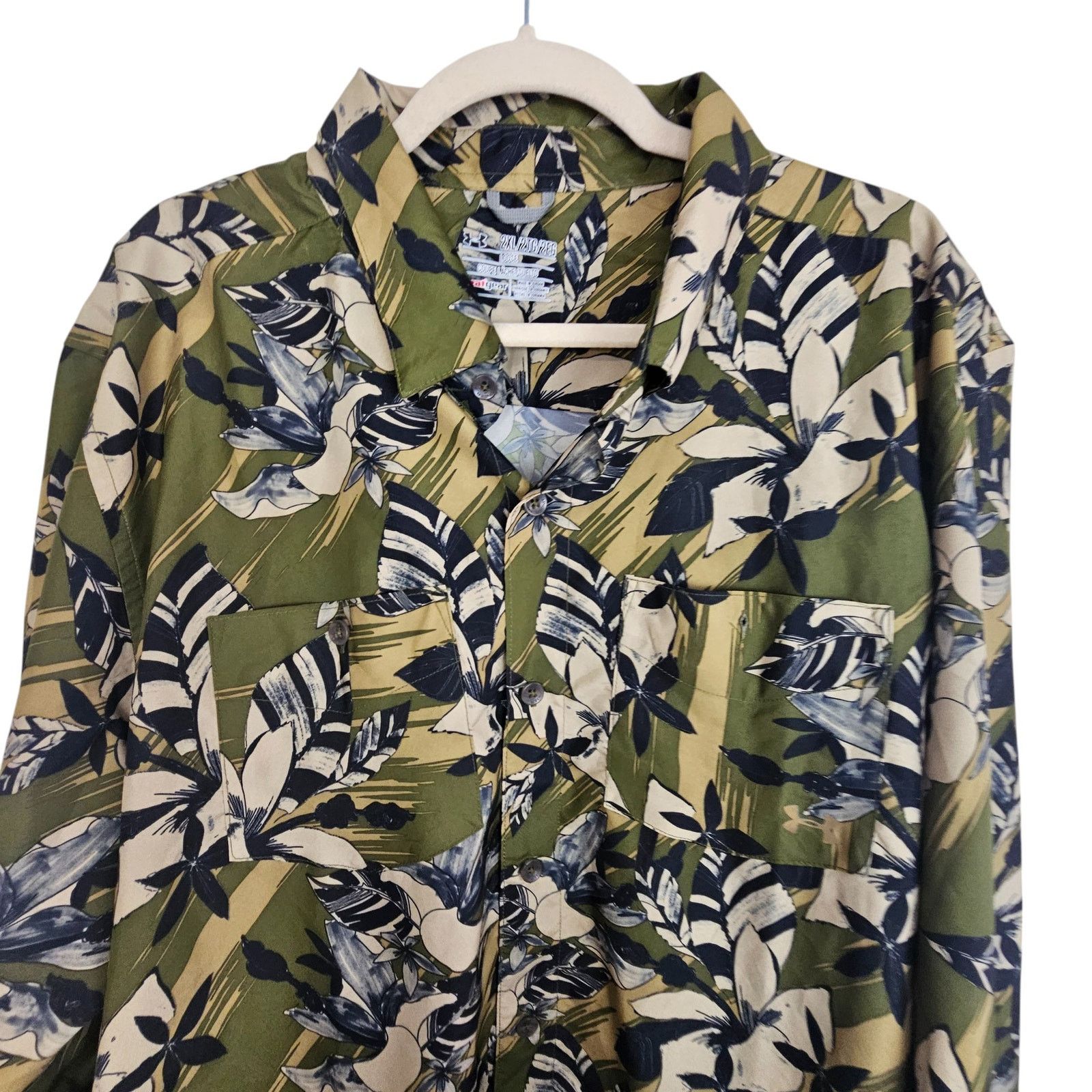Under Armour Under Armour Mens Chesapeake Shirt Size 2XL Heatgear Loose Size US XL / EU 56 / 4 - 3 Thumbnail