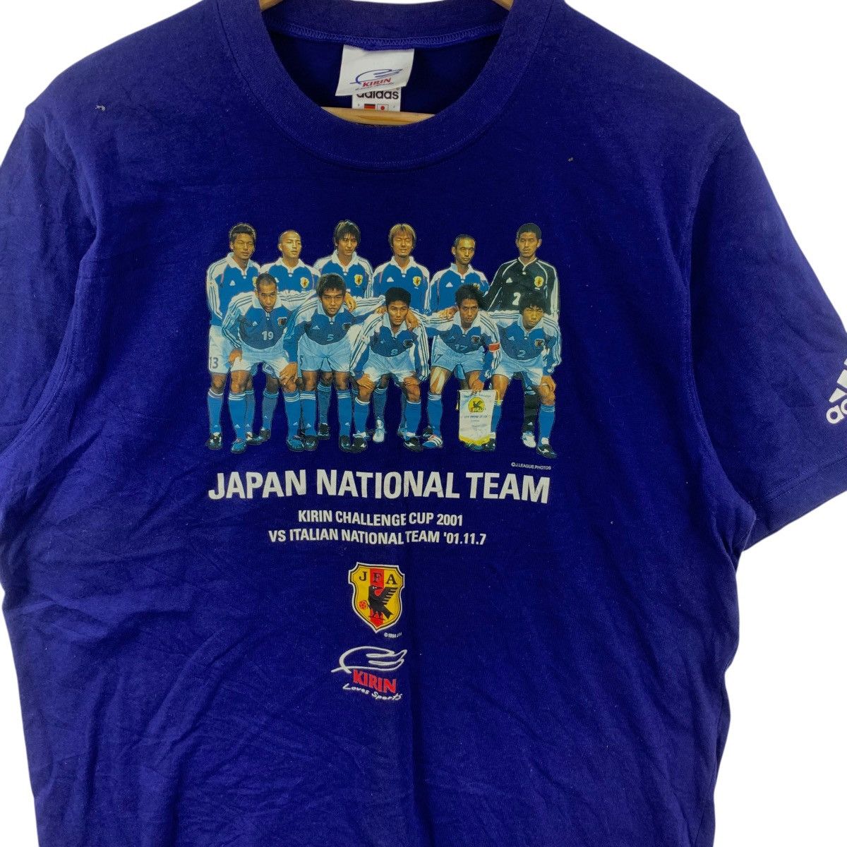 Adidas Vintage 2001 ADIDAS x Japan Football Hidetoshi Nakata Era Size US L / EU 52-54 / 3 - 5 Thumbnail