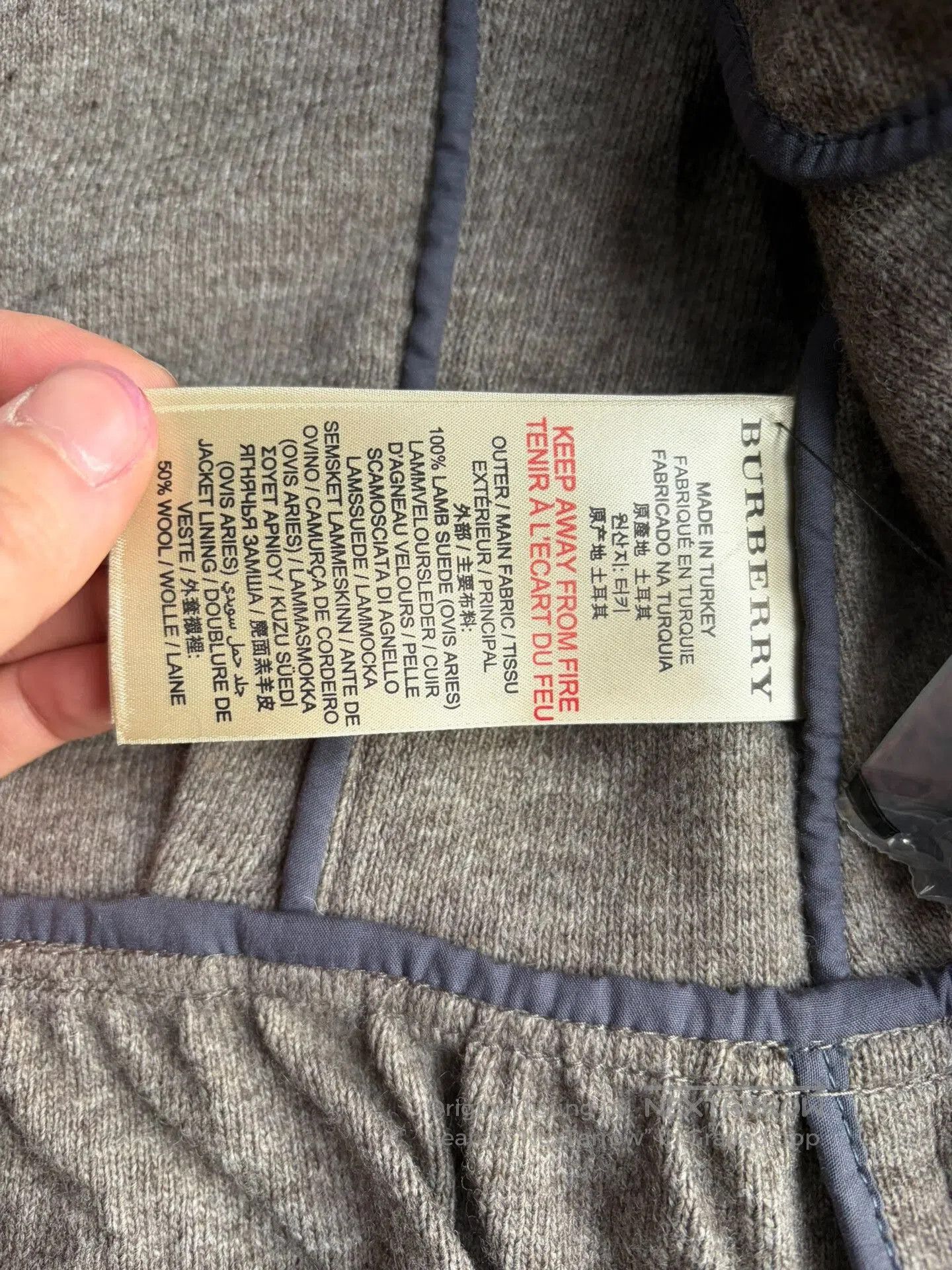 Burberry Burberry Women's Slim Lambskin Jacket. Size XS / US 0-2 / IT 36-38 - 7 Thumbnail