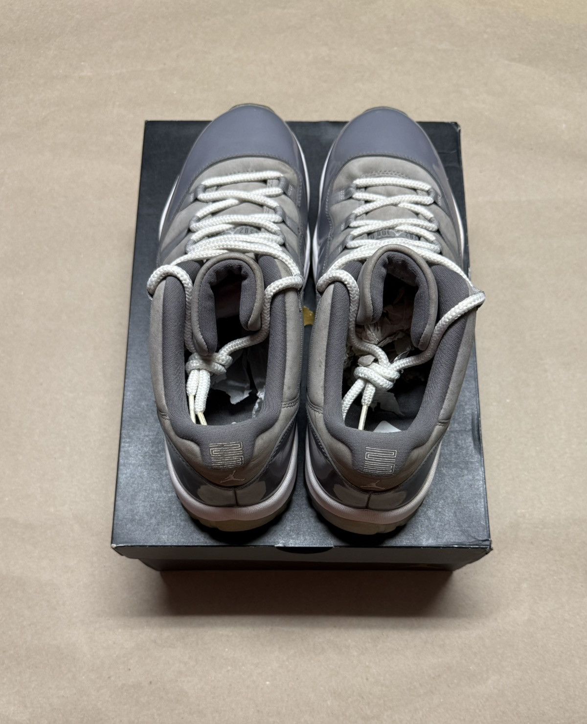 Jordan Brand Nike Air Jordan 11 XI Retro Low Cool Grey Mens size 14 Rare! Size US 14 / EU 47 - 4 Thumbnail