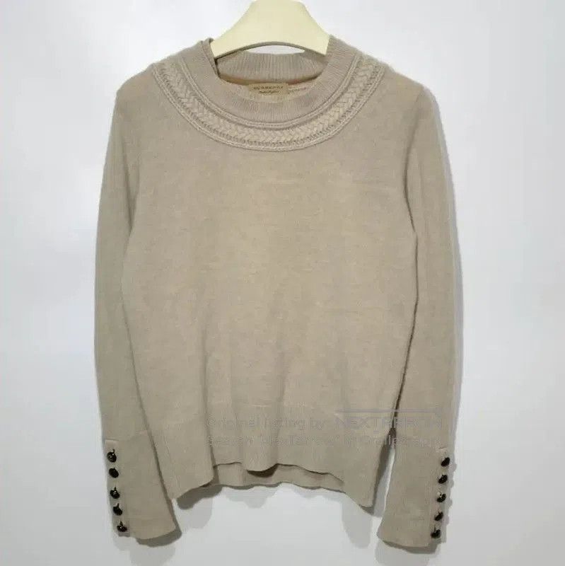 Burberry Burberry Beige Women's Knit Sweater Size S. Size S / US 4 / IT 40 - 1 Thumbnail