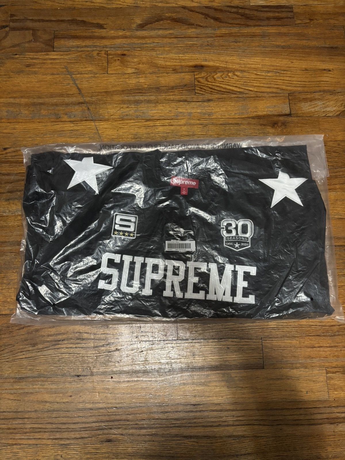 Supreme Supreme Star Football Jersey Black Medium | Grailed