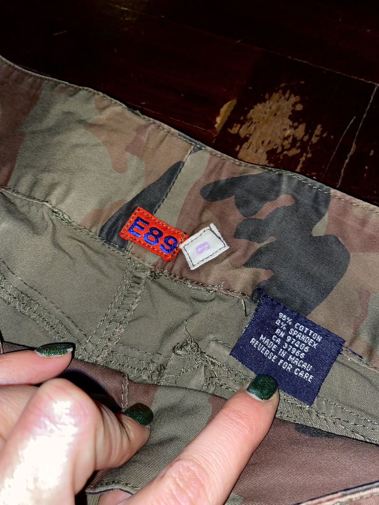 Japanese Brand × Vintage vintage y2k camo ski pants streetwear multi pocket 90s Size 28" / US 6 / IT 42 - 11 Thumbnail