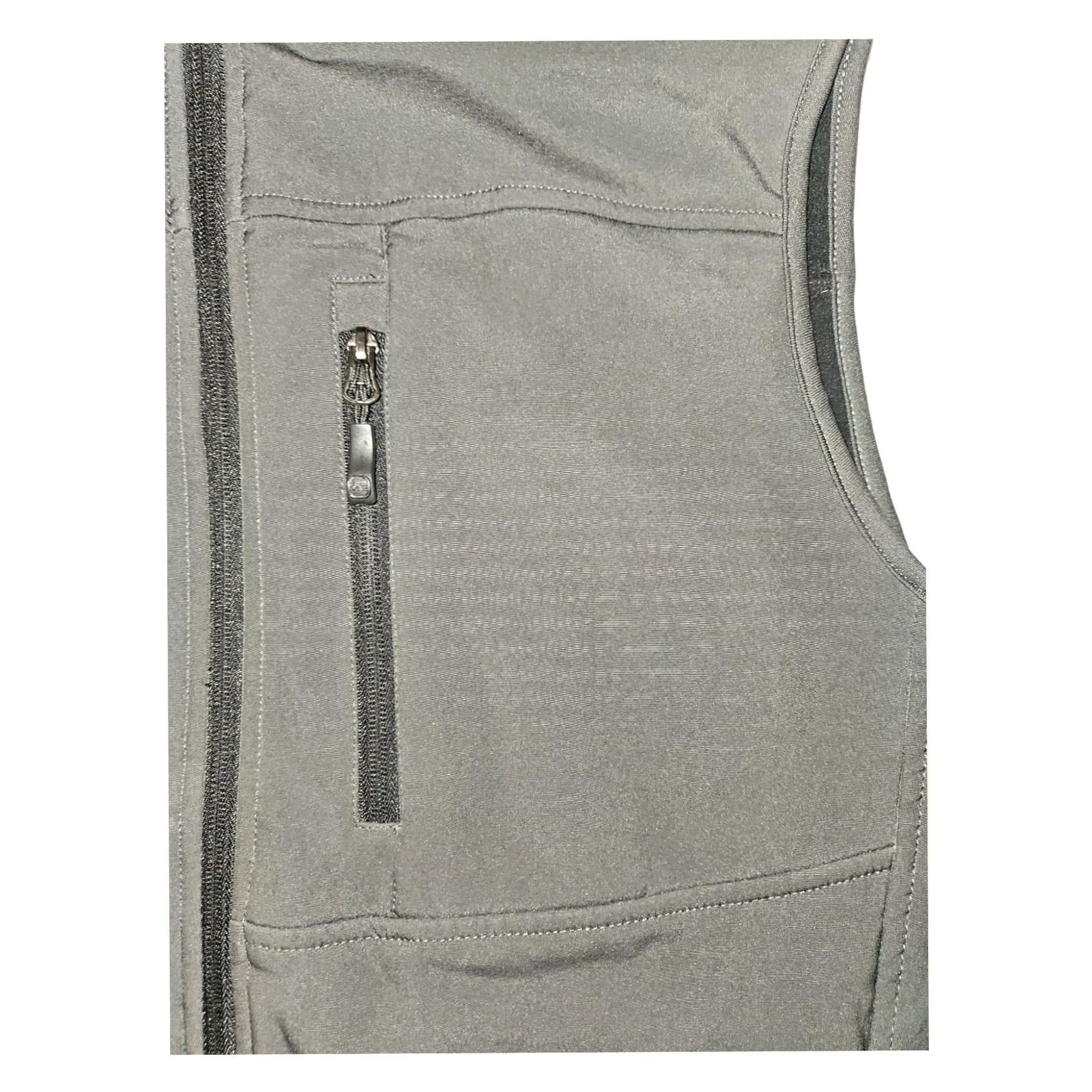 Free Country Free Country Vest Mens M Gray Men Full Zip Mock Neck Pockets Inside Pocket Size US M / EU 48-50 / 2 - 6 Thumbnail