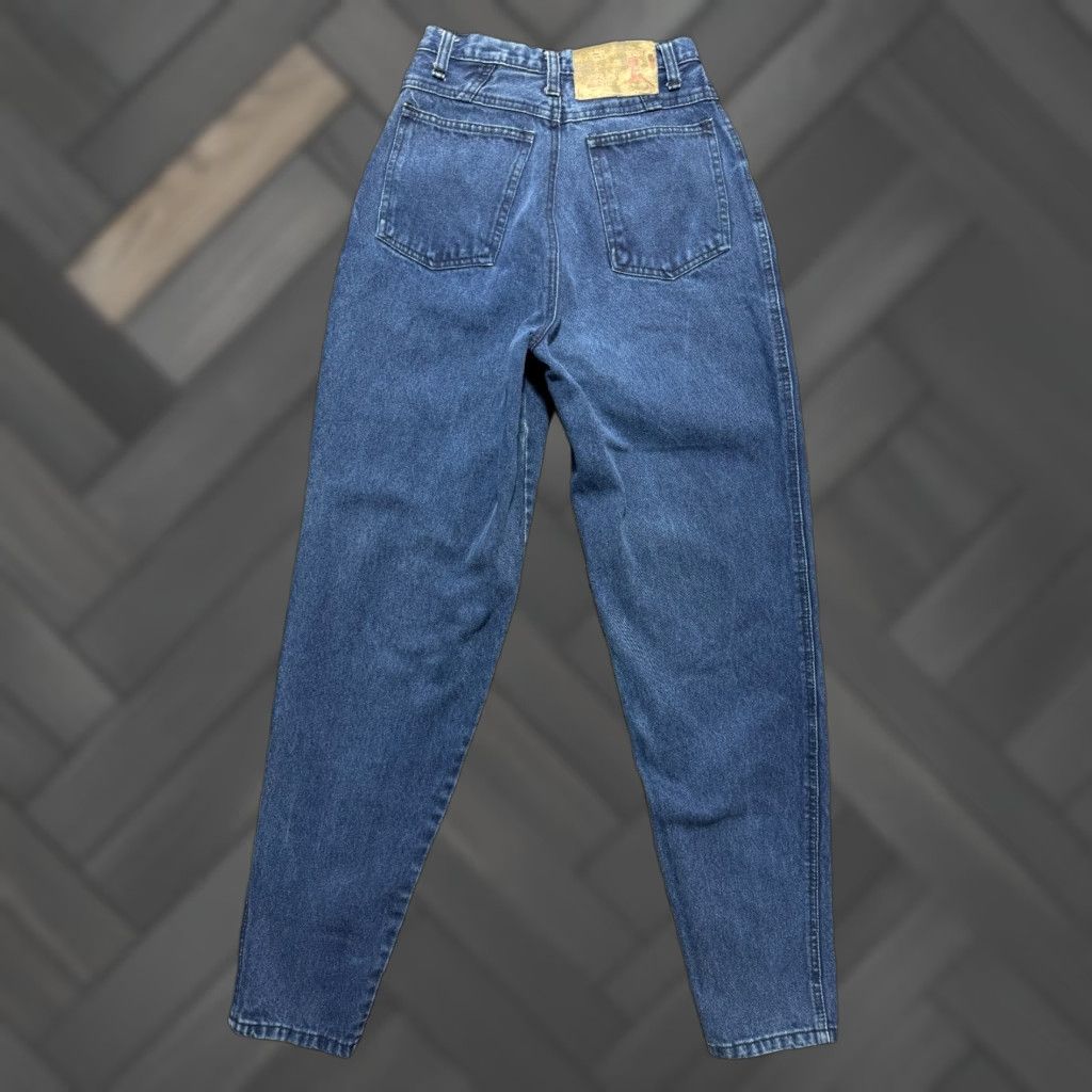 Vintage VINTAGE High Waisted American Sportswear Exchange Jeans Size 5 Women Blue Denim Cotton Hip Rise Tapered A.E.S. Juniors Jeans Mens? Size 27" / US 4 / IT 40 - 1 Thumbnail