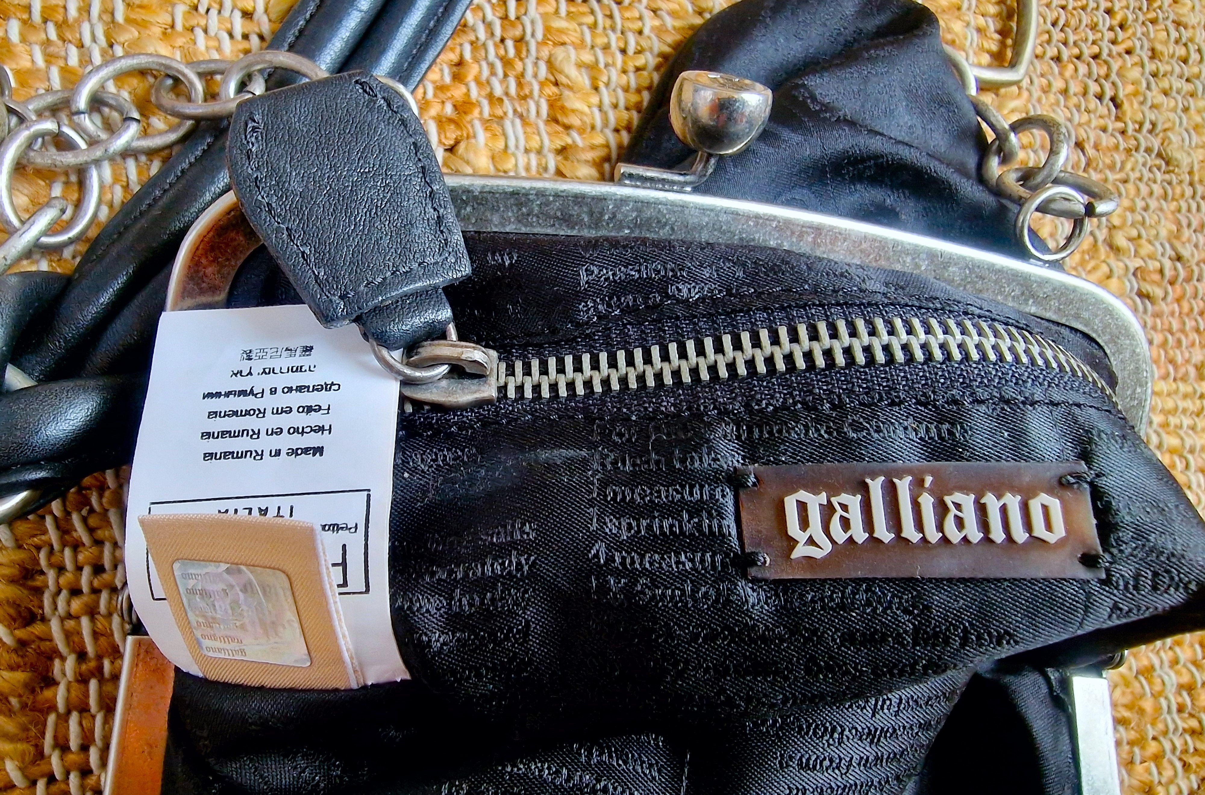 John Galliano John Galliano Gazette Newspaper Crystal Shoulder Hand Bag Size ONE SIZE - 10 Thumbnail