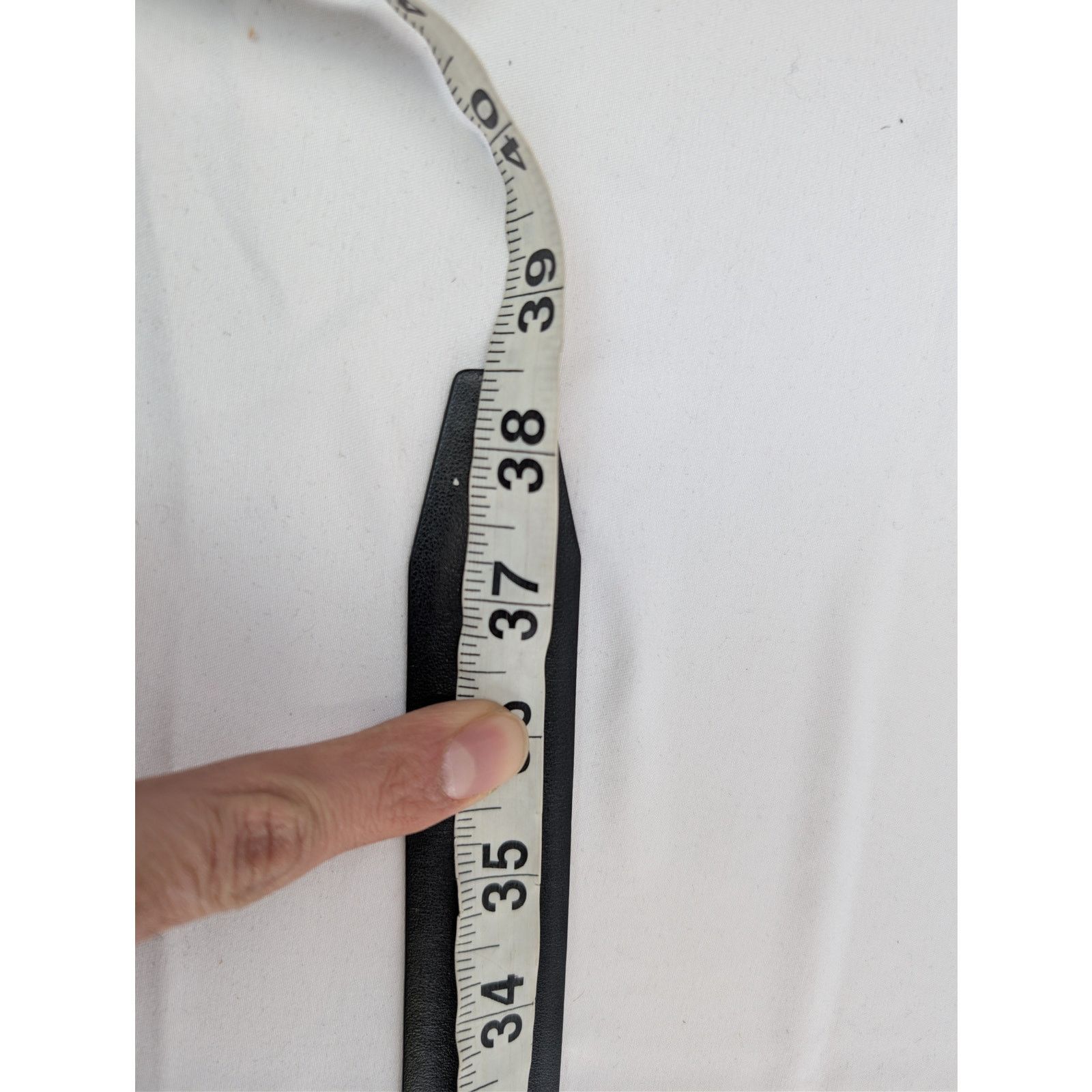 Balenciaga o1rshd1 Size: 85cm / Plutone Calf AG Clip Belt in Black Size 34 - 12 Thumbnail