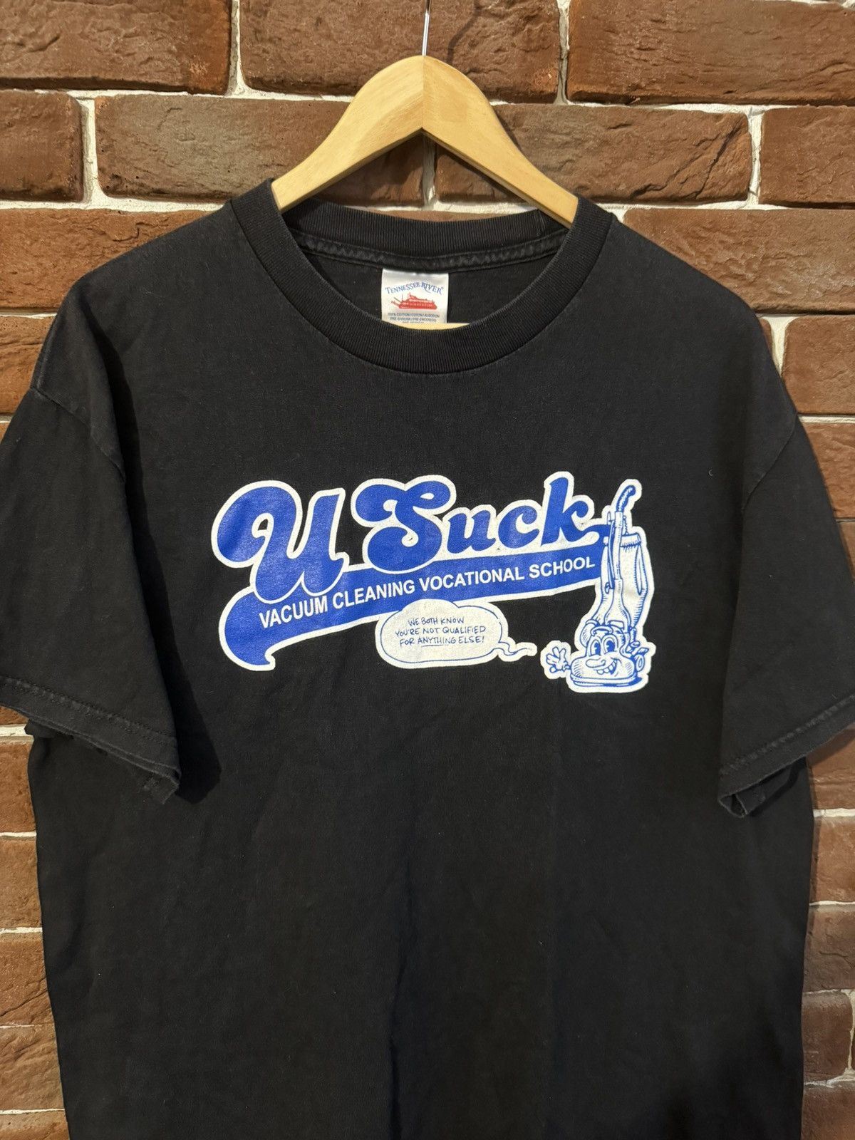 Seditionaries 00s Vintage U Suck Funny Sentence Humor Tee Band Art Y2K L Size US L / EU 52-54 / 3 - 3 Thumbnail