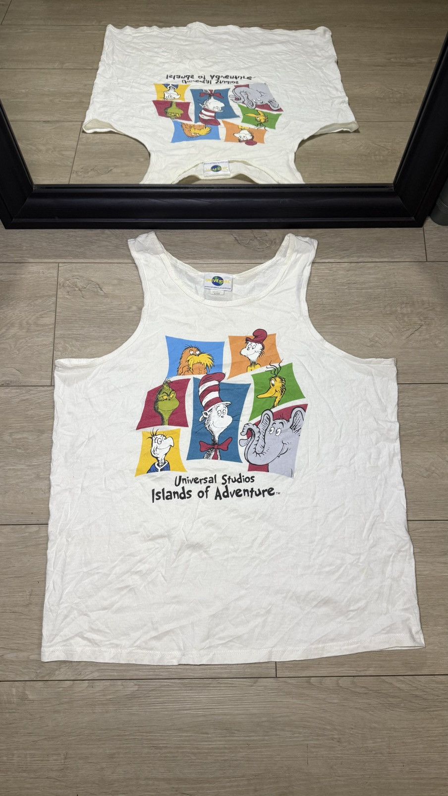 Other Vintage / Y2K 1990s Dr. Seuss Universal Studios Tank Top Size US XL / EU 56 / 4 - 1 Thumbnail