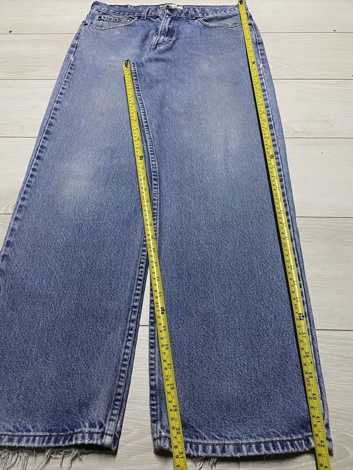Levi's Vintage Levis Signature Faded Wash Distressed Loose Jeans Size US 34 / EU 50 - 15 Thumbnail