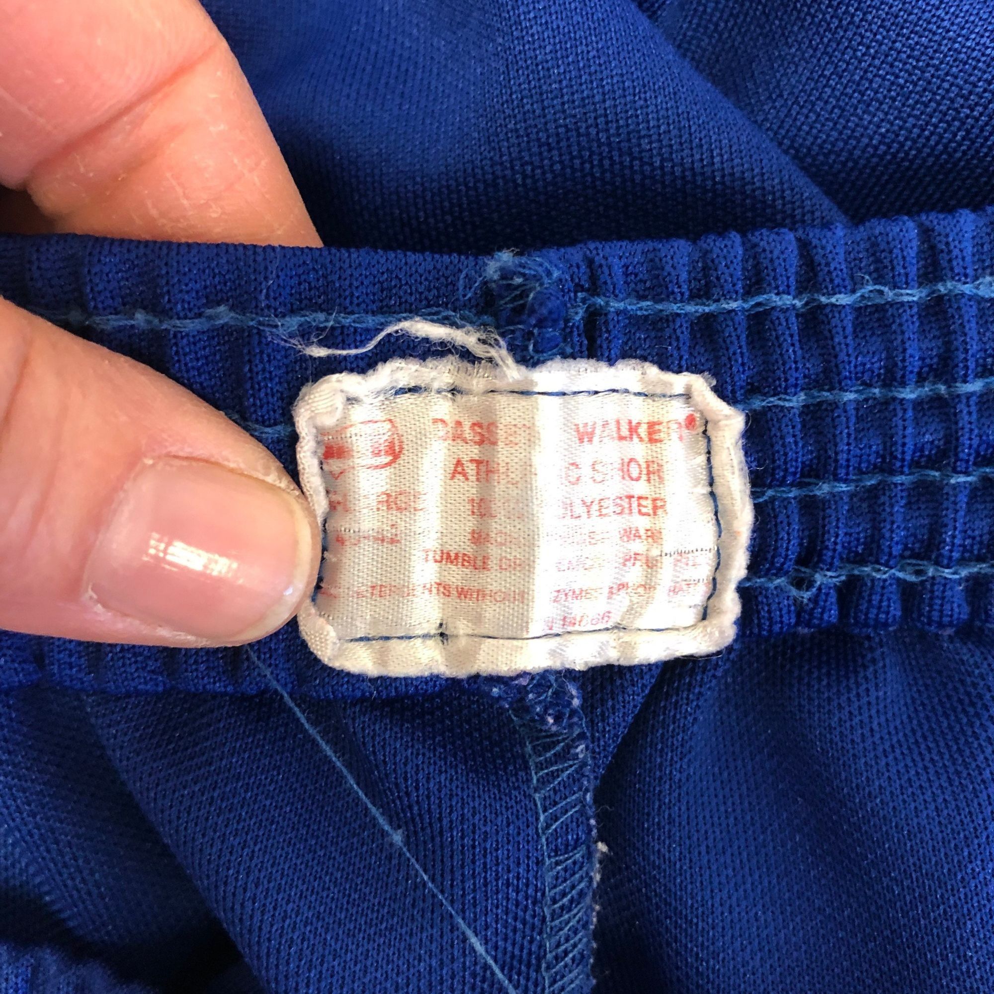 Other Vtg Bassett Walker Royal Blue USAF Track Sprinter Shorts Size US 32 / EU 48 - 4 Thumbnail
