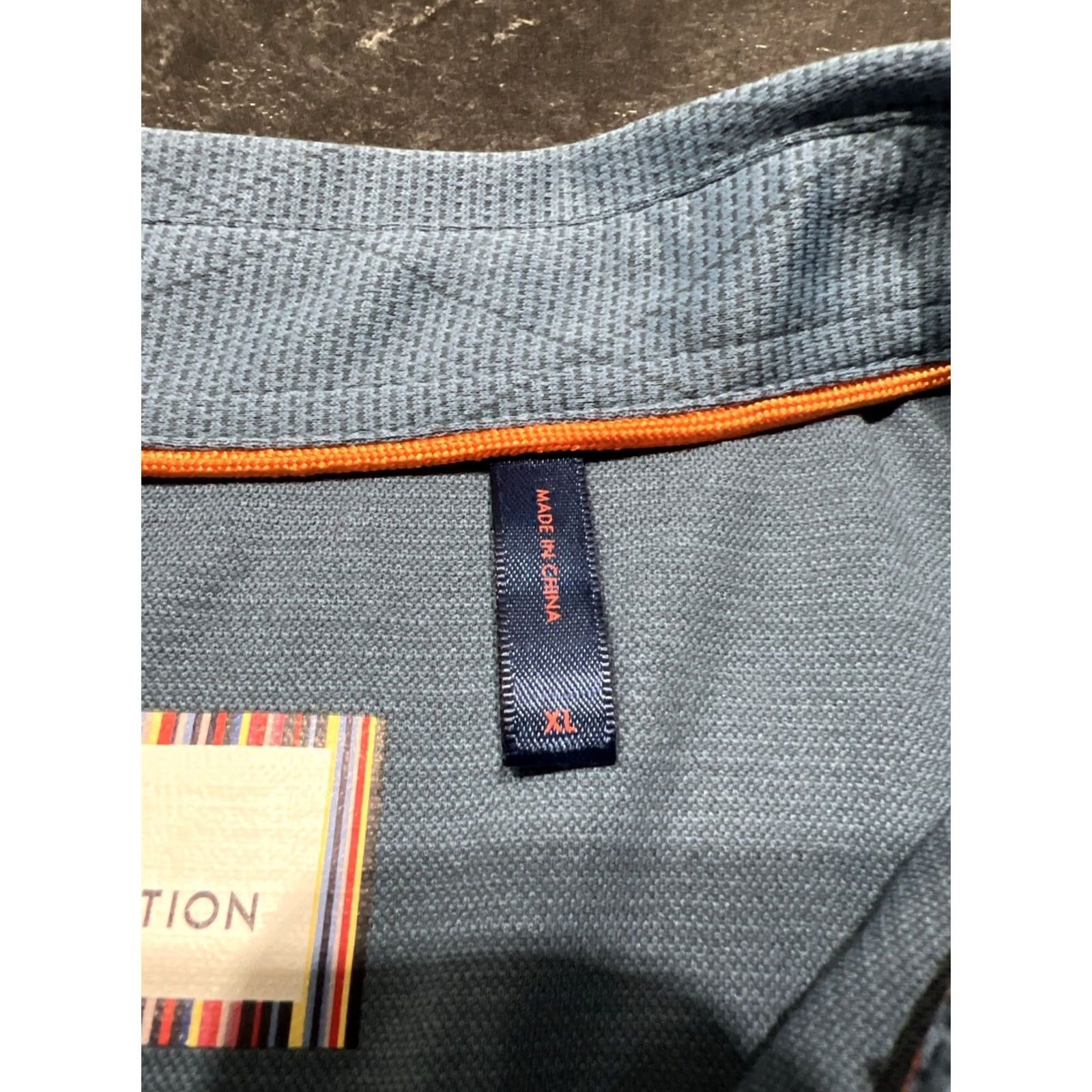 Vintage Ambition Polo Shirt Blue Mens XL Short Sleeve Casual Golf Moisture Wicking Stretch Button Collared Regular Cotton Polyester Size US XL / EU 56 / 4 - 6 Thumbnail