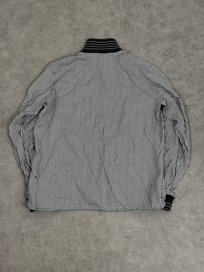 Jil Sander AW2015 Jil Sander Black & White Striped Light Zip-Up Jacket Size US M / EU 48-50 / 2 - 3 Thumbnail
