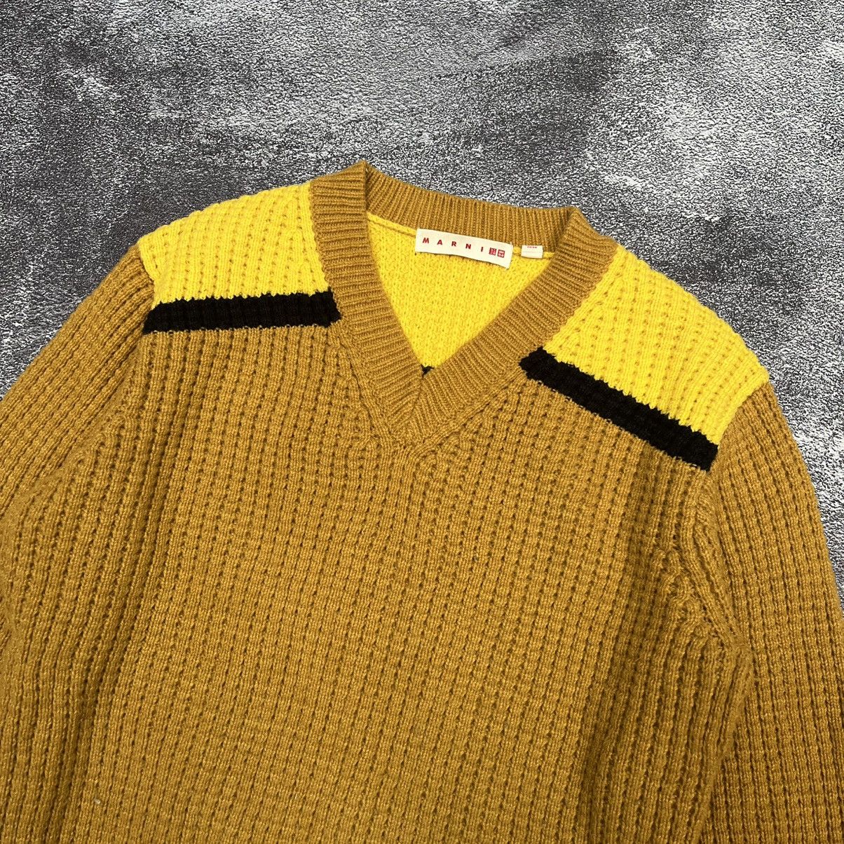 Marni × Uniqlo Marni x Uniqlo Popcorn Knitted V-neck Size L / US 10 / IT 46 - 3 Thumbnail
