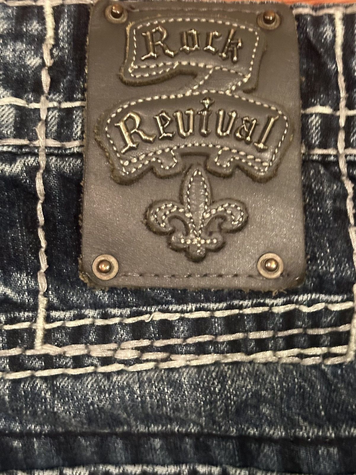 Rock Revival Rock Revival True Religion Style Loose Fit Jeans Size US 34 / EU 50 - 5 Thumbnail