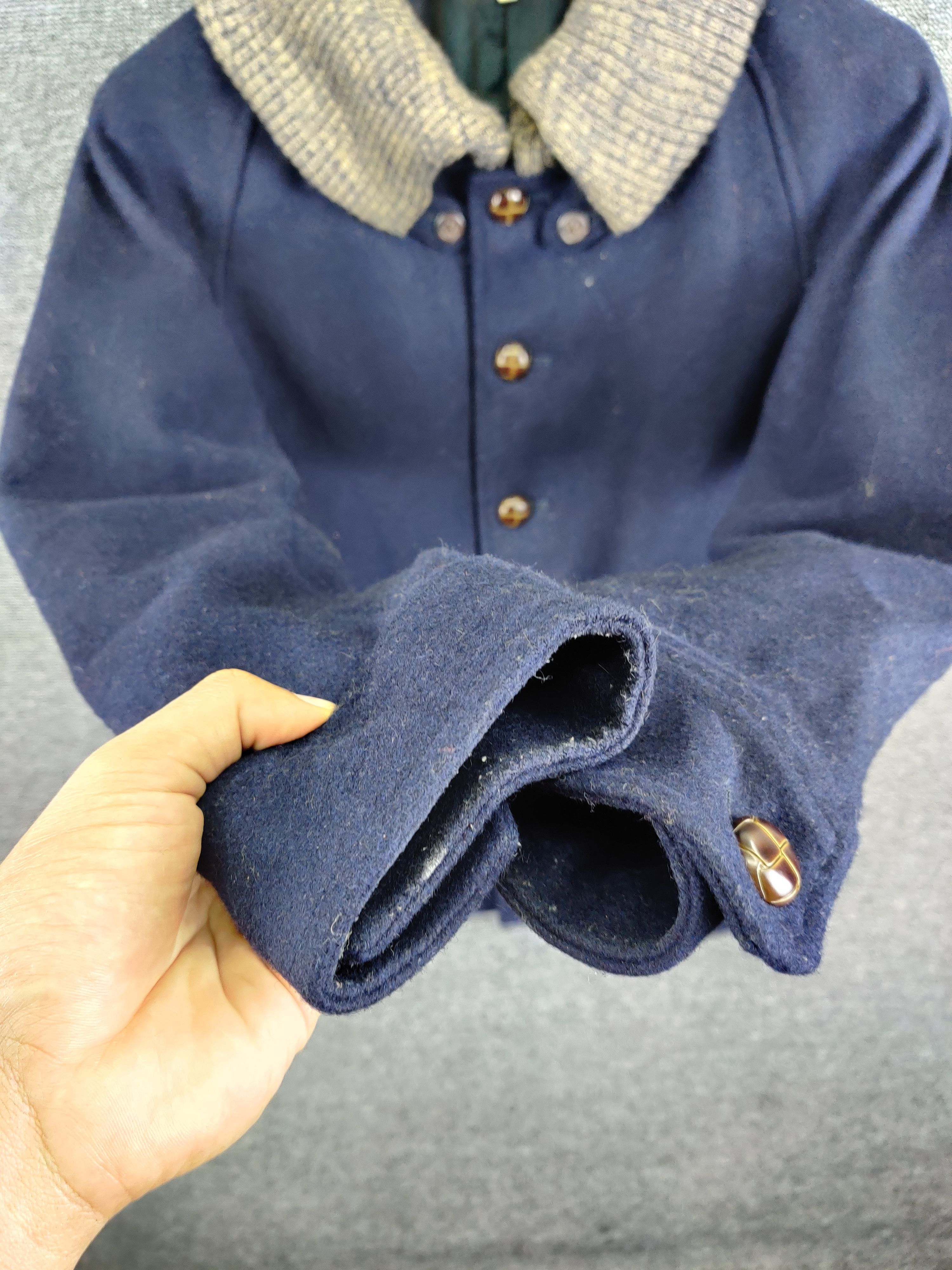 Ciaopanic Vintage Ciaopanic Shawl Collar Wool Single Breasted Coat Size US M / EU 48-50 / 2 - 12 Thumbnail