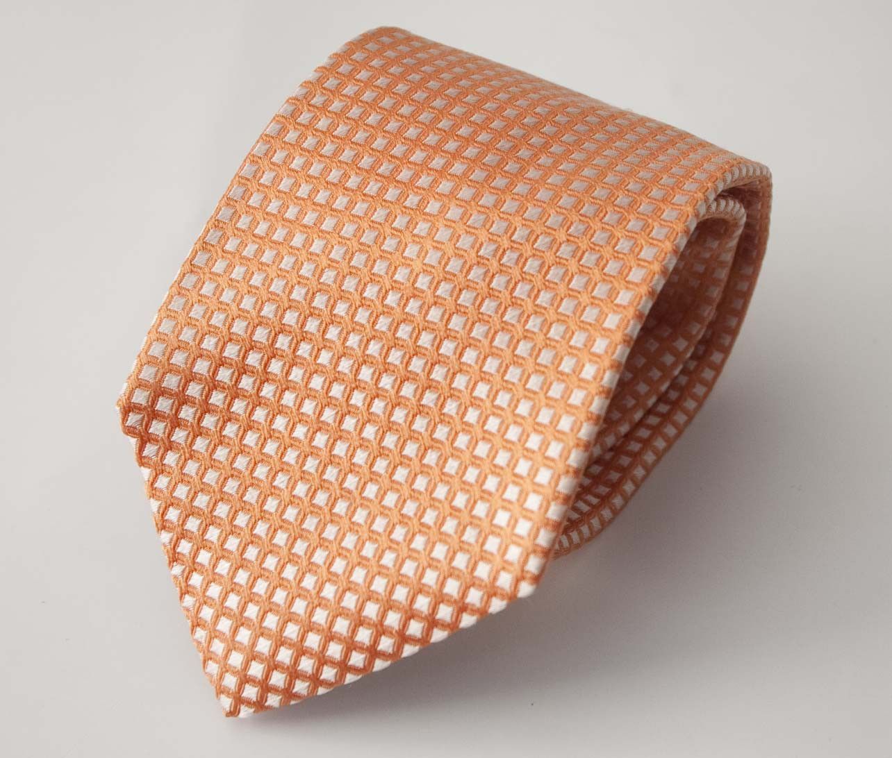 Hugo Boss Hugo Boss Tie 100% Silk Orange Made in Italy Size ONE SIZE - 3 Thumbnail