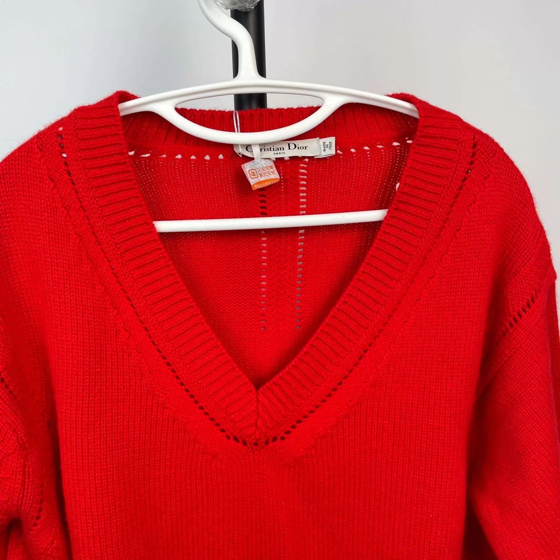 Dior Dior 95 New Red Sweater FR 38 Size S / US 4 / IT 40 - 3 Thumbnail