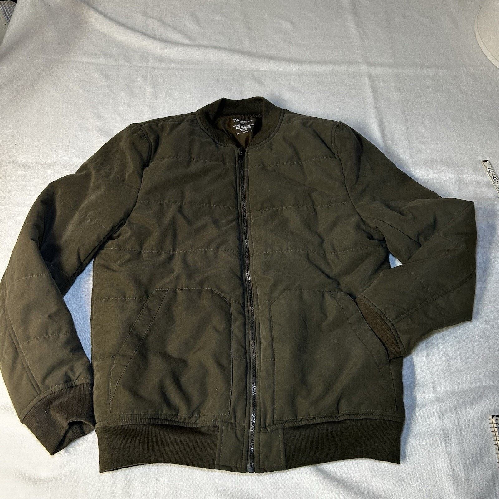 Arizona Jean Co. Jacket Arizona Jean Company Medium Army Green Quilted Lined Size US M / EU 48-50 / 2 - 1 Thumbnail