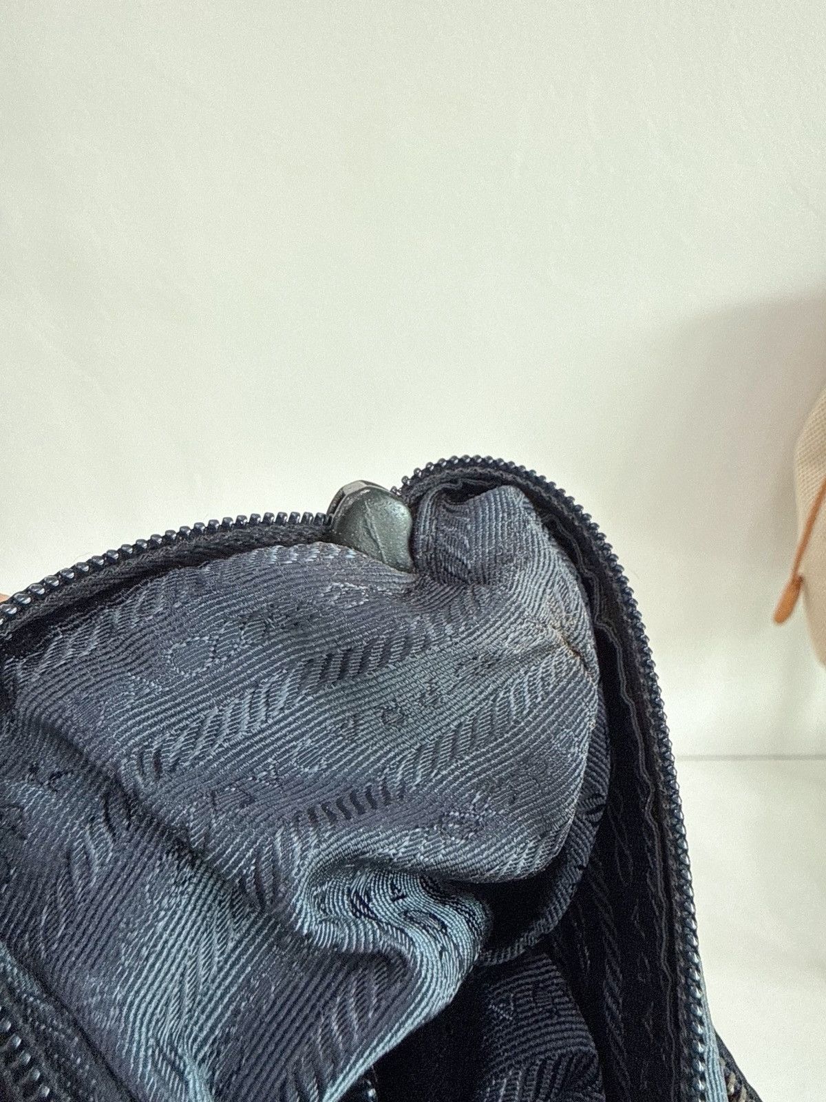 Prada Vintage Prada Logo Plaque Nylon Chain Bag Size ONE SIZE - 11 Thumbnail