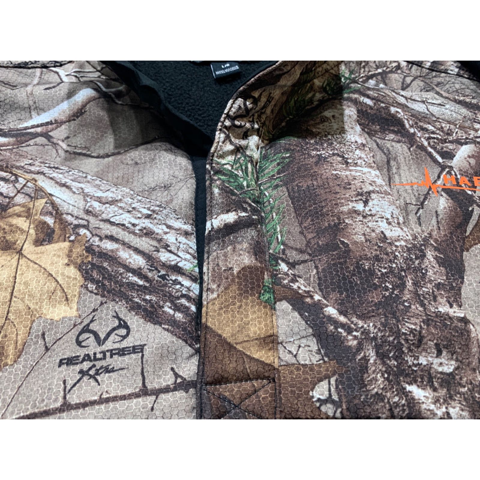 Realtree Habit Realtree Camo Jacket Large Brown Fleece Lined 1/2 Zip Outdoor Men’s Size US L / EU 52-54 / 3 - 6 Thumbnail