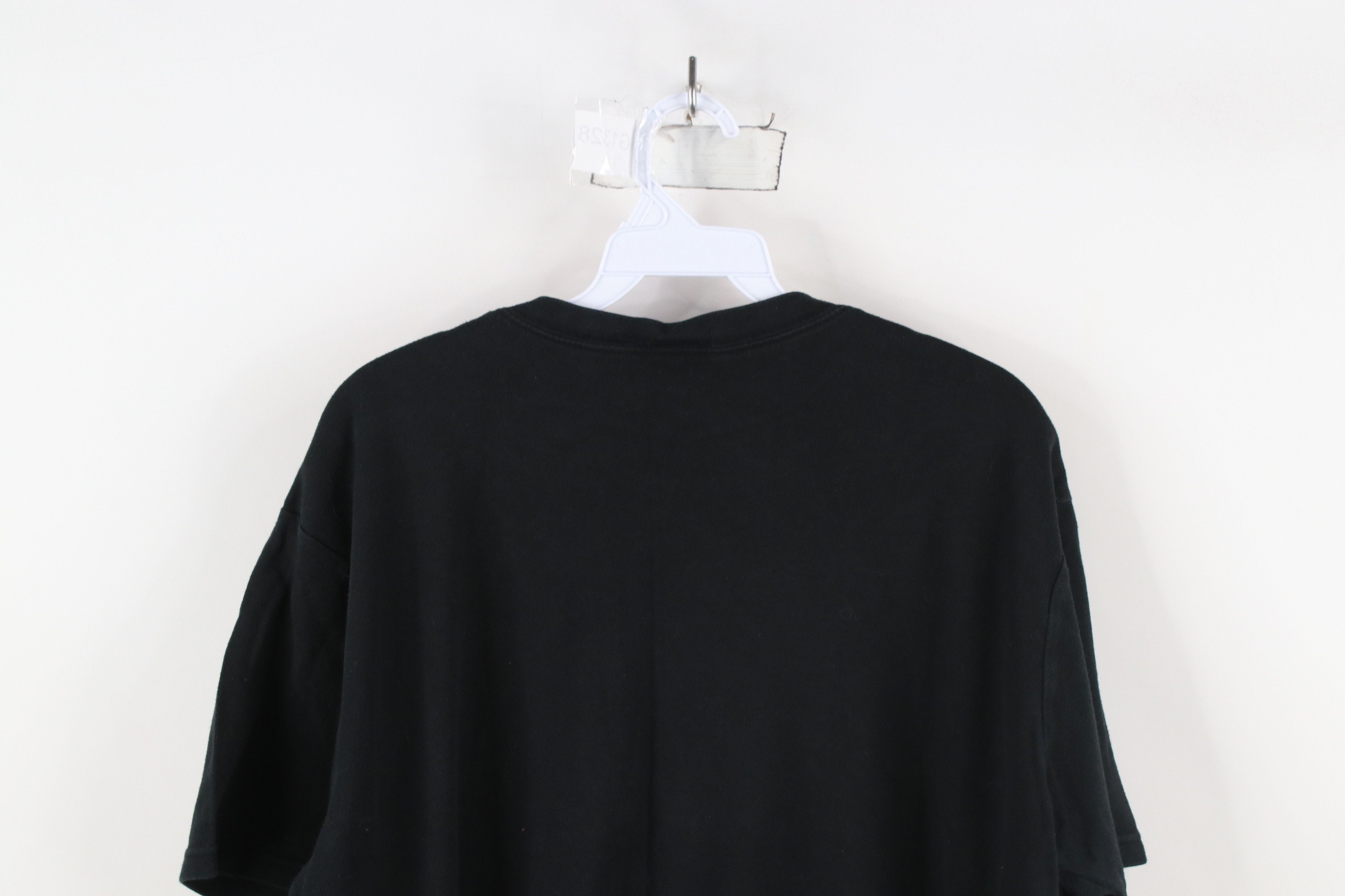 Vintage Vintage 90s Streetwear Blank Short Sleeve T-Shirt Black Size XL / US 12-14 / IT 48-50 - 8 Thumbnail