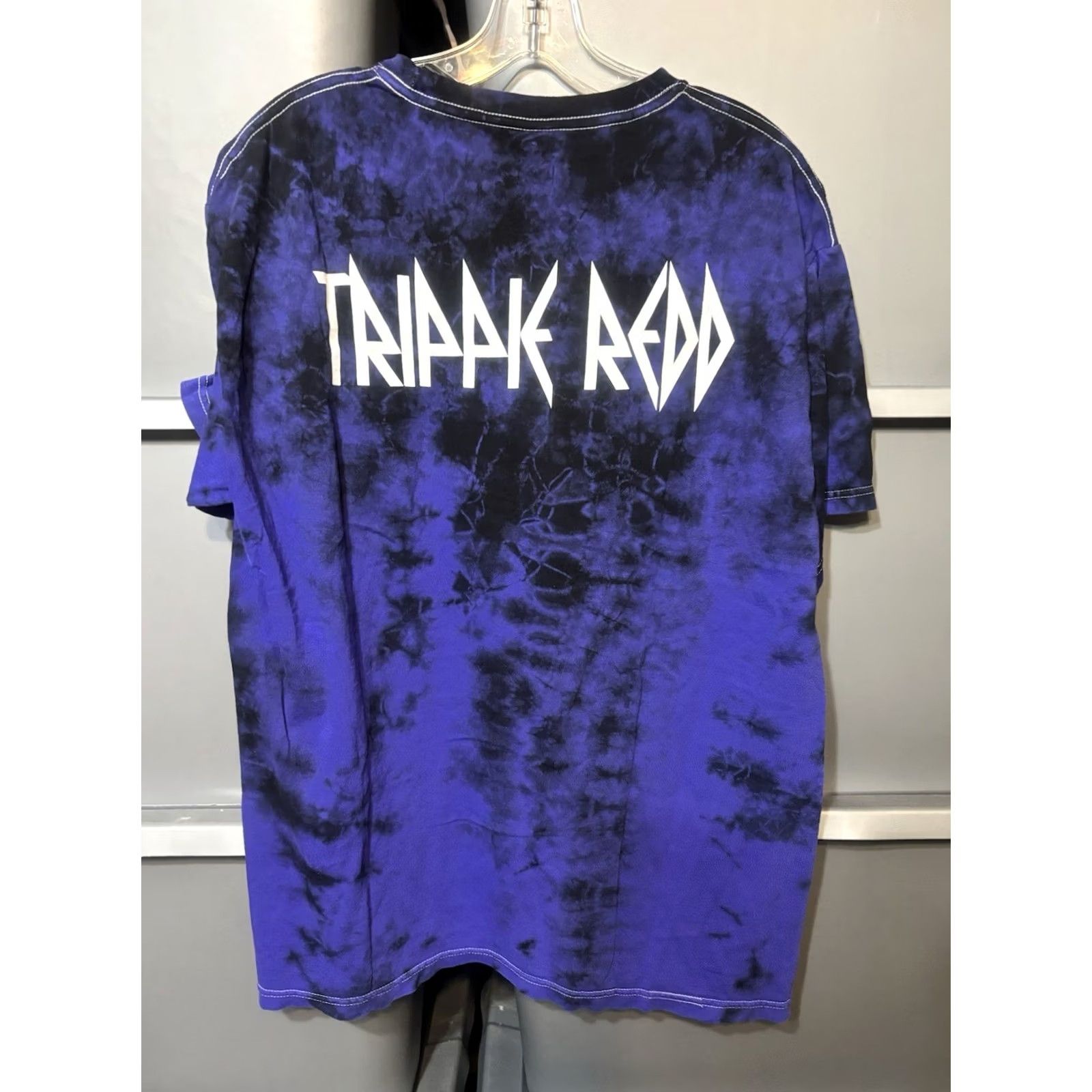 Vintage Trippie Redd T-Shirt Men L Purple Graphic Tie Dye Short Sleeve Rap Music Size US L / EU 52-54 / 3 - 2 Thumbnail